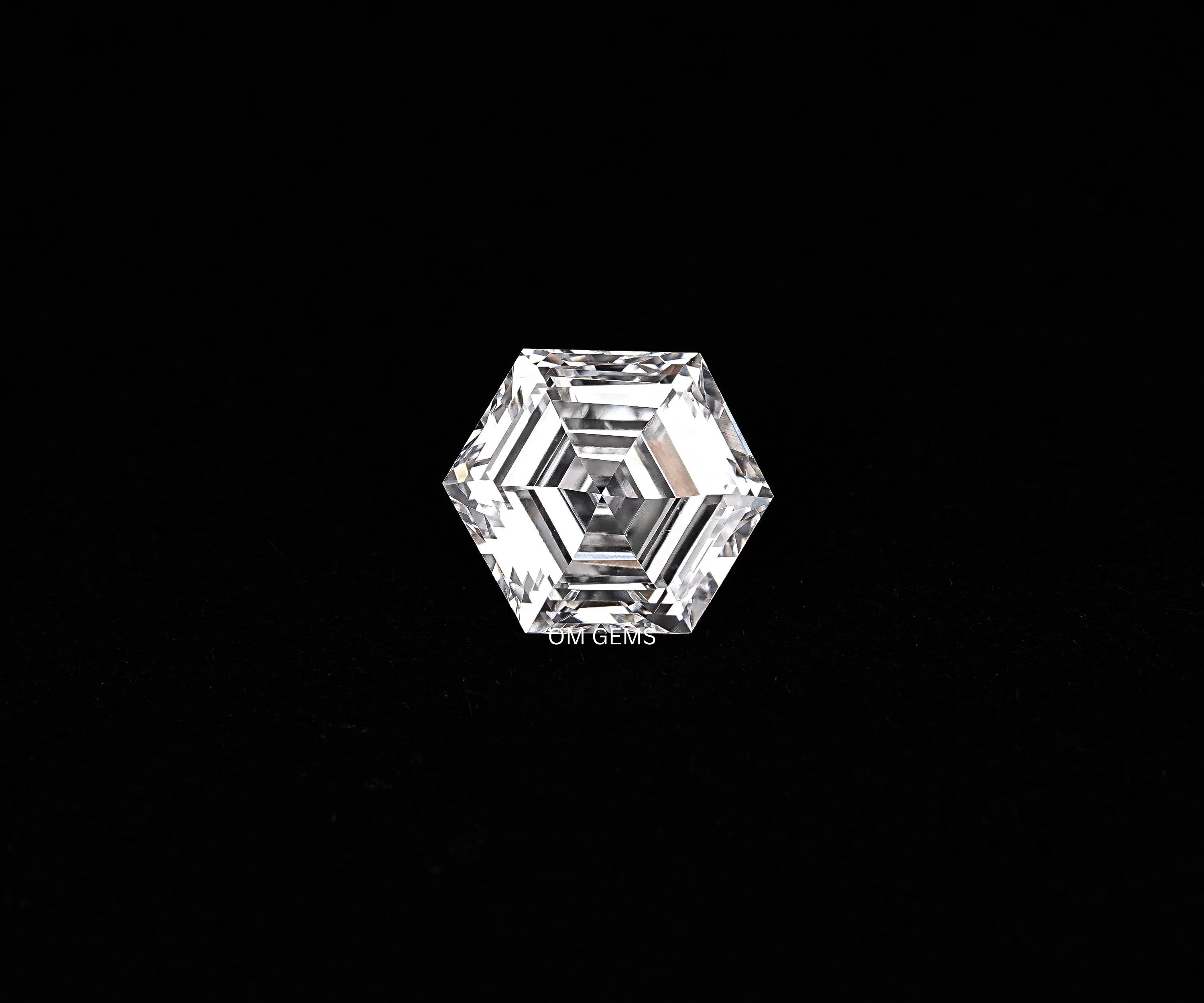 Lab Grown Hexagon Cut Loose Diamond