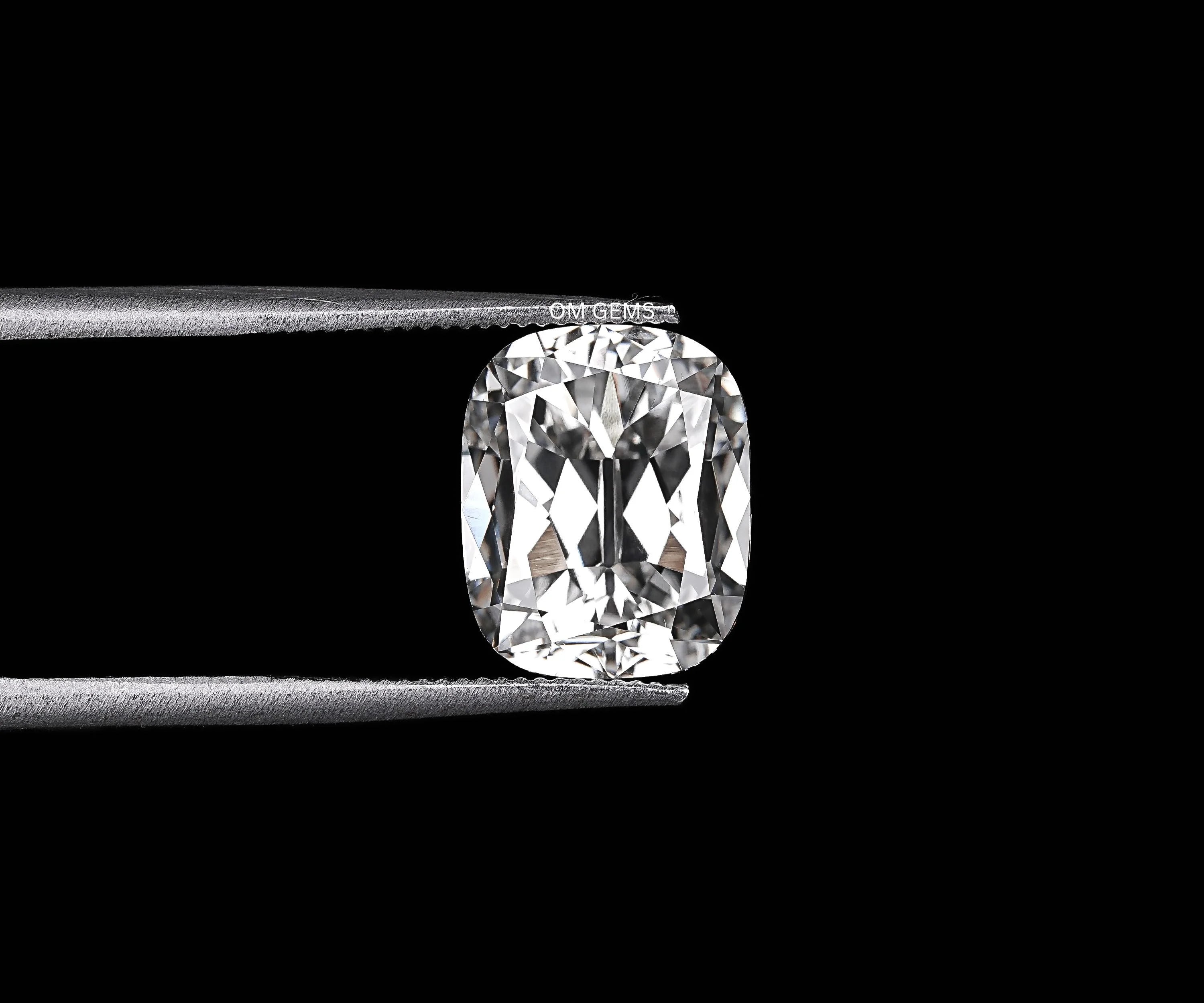 Lab Grown Old Cut Cushion Loose Diamond