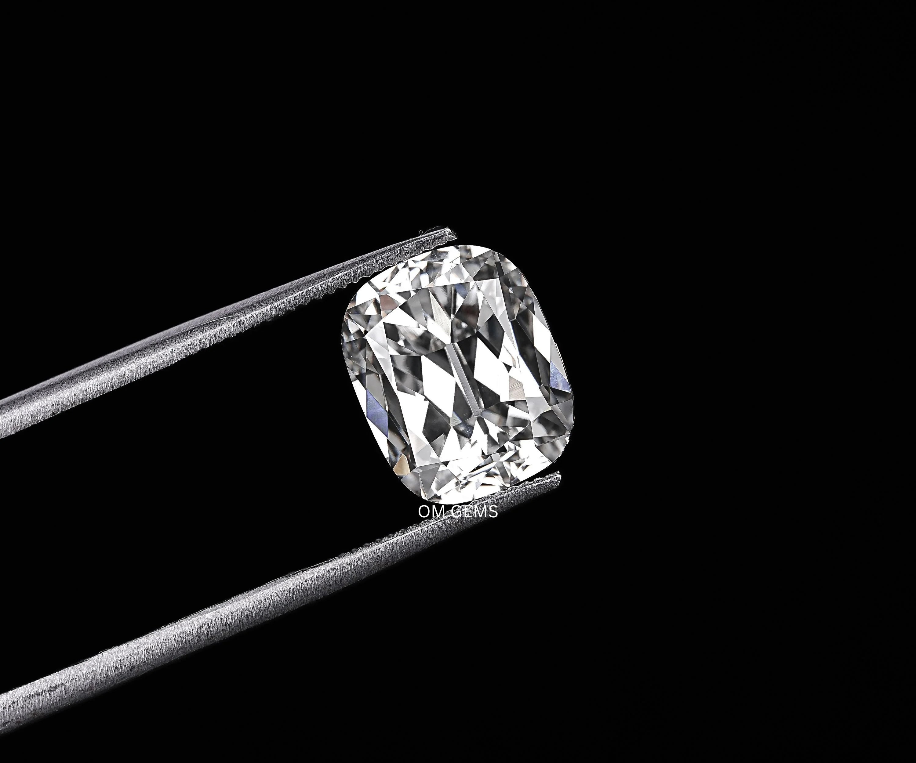 Lab Grown Old Cut Cushion Loose Diamond