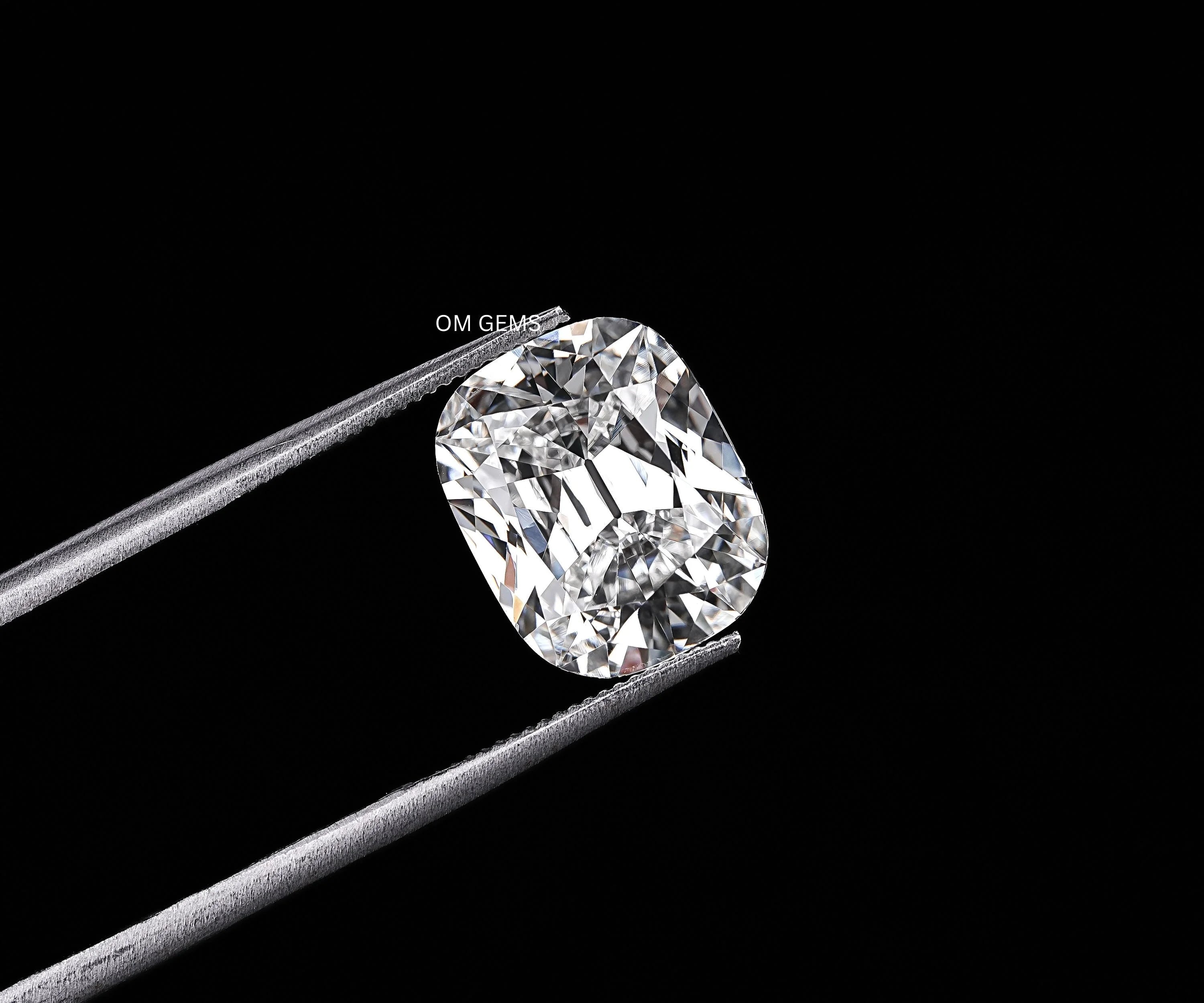 Lab Grown Old Mine Cushion Cut Diamond