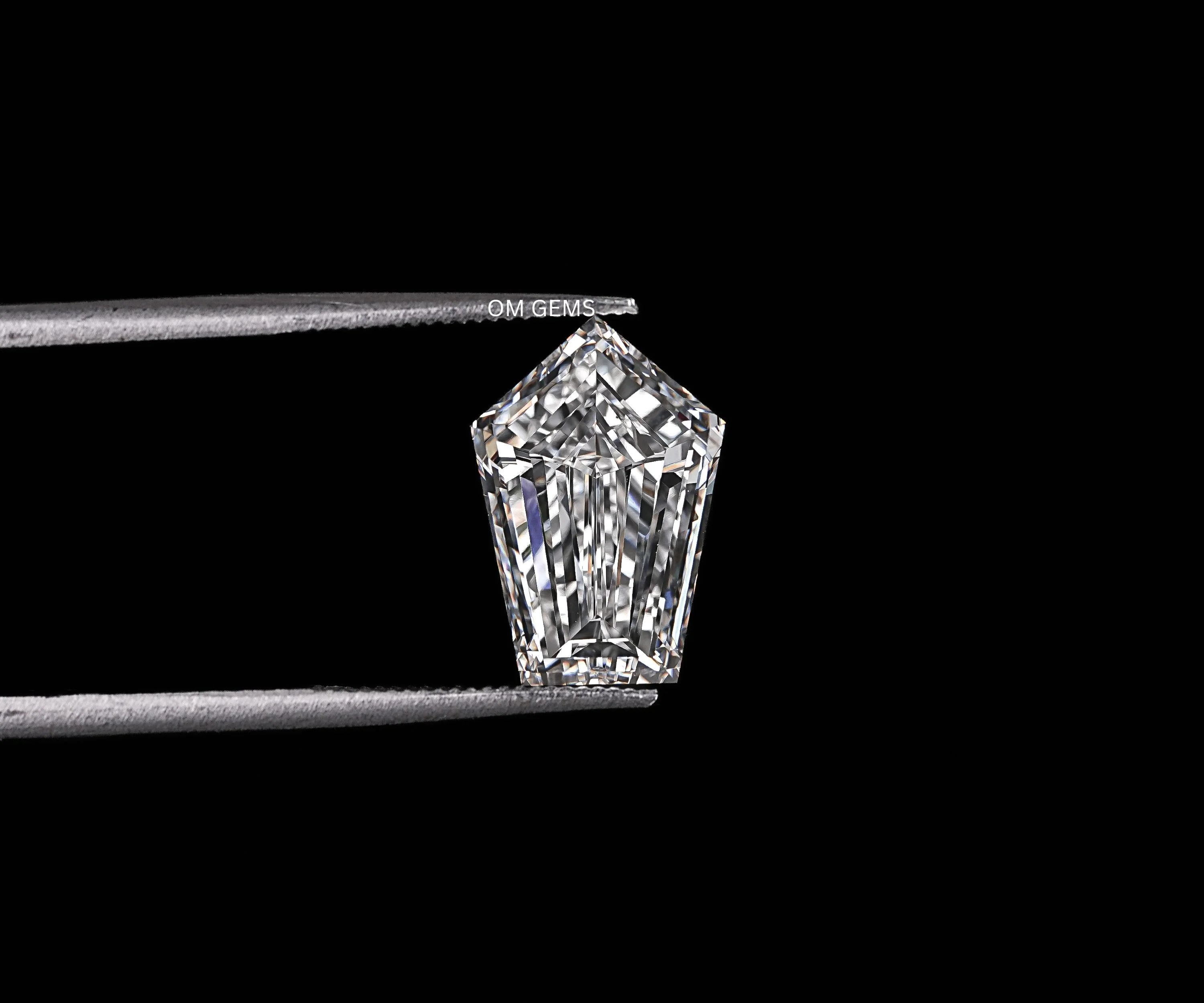 Lab Grown Shield Cut Loose Diamond