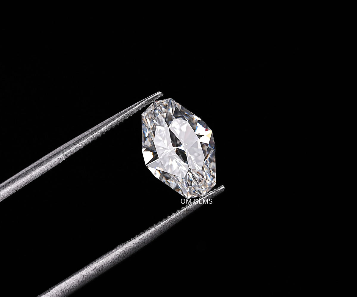 2.03 Carat Lozenge Blue Happiness Cut Lab Grown Diamond
