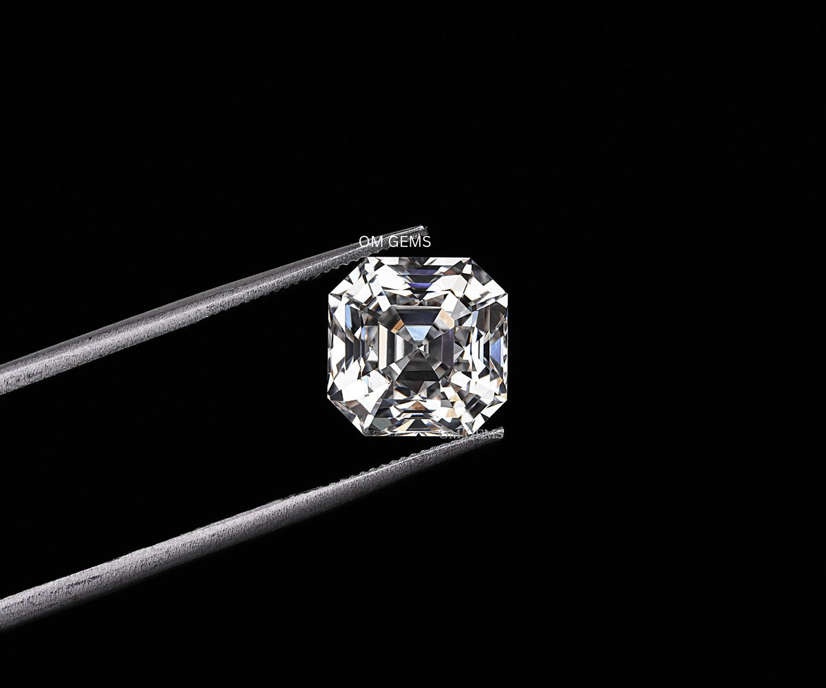 3.54 Carat Asscher Octavia Brilliant Cut Lab Created Diamond
