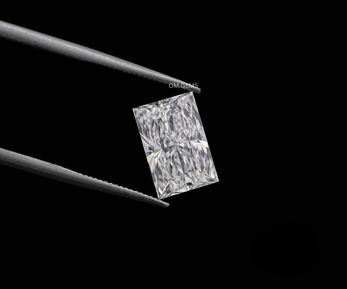2.08 Carat Elongated Princess Brilliant Cut Lab Grown Loose Diamond