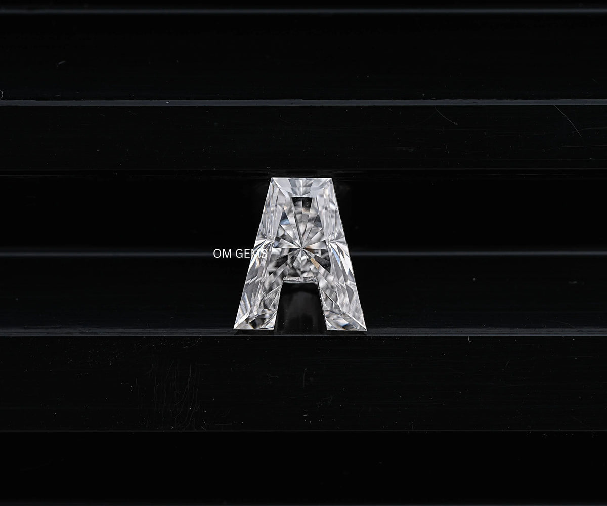 Letter A Alphabet Brilliant Cut Lab Created Initial Diamond
