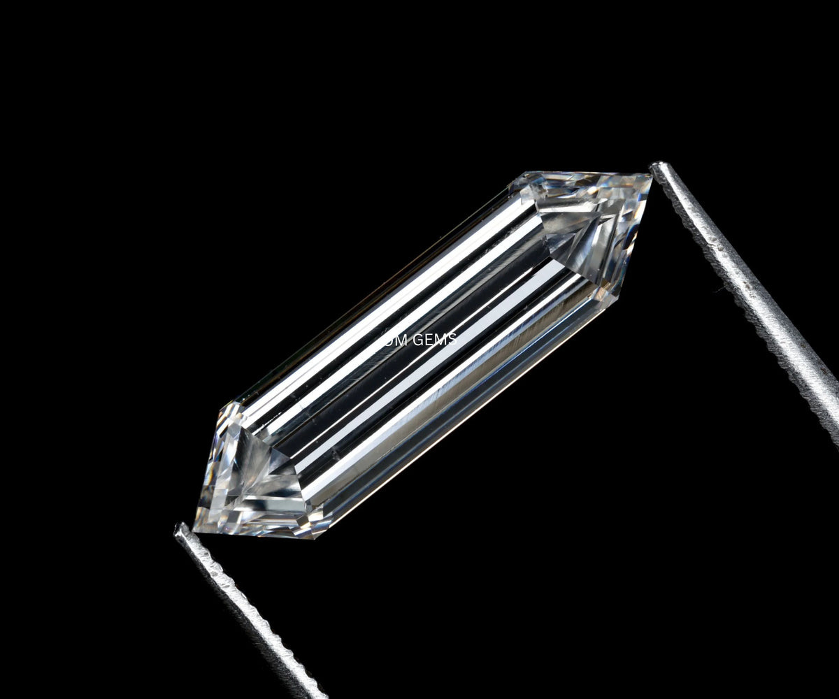 Elongated Hexagon Full Cut Lab Grown Fancy Diamond
