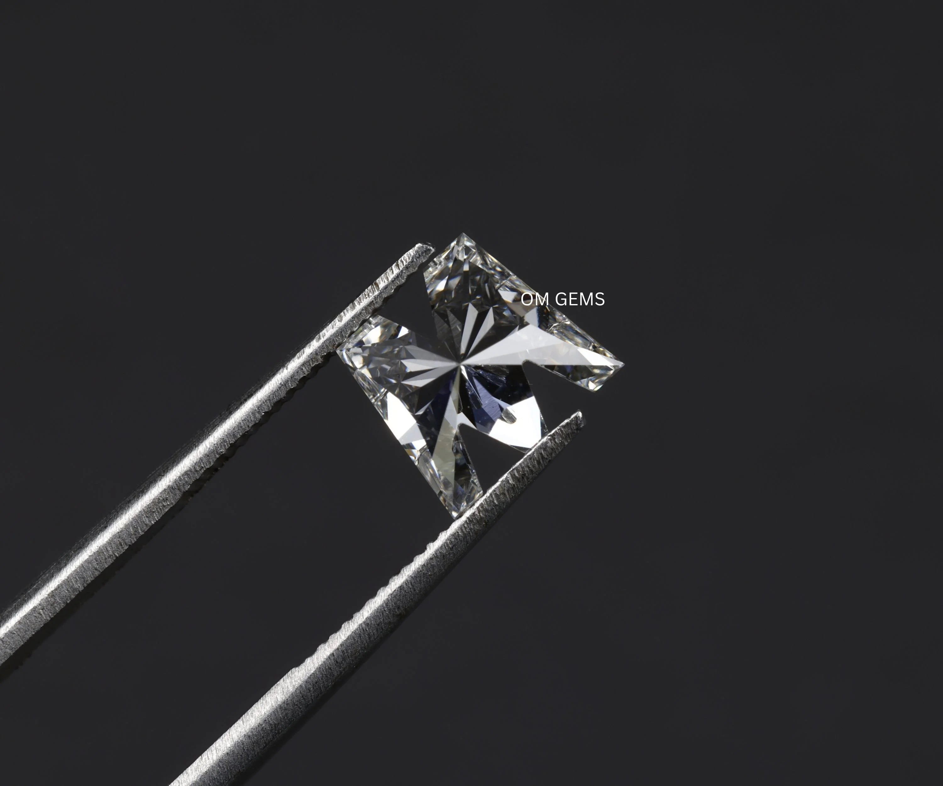 M Alphabet Shaped Lab Grown Diamond