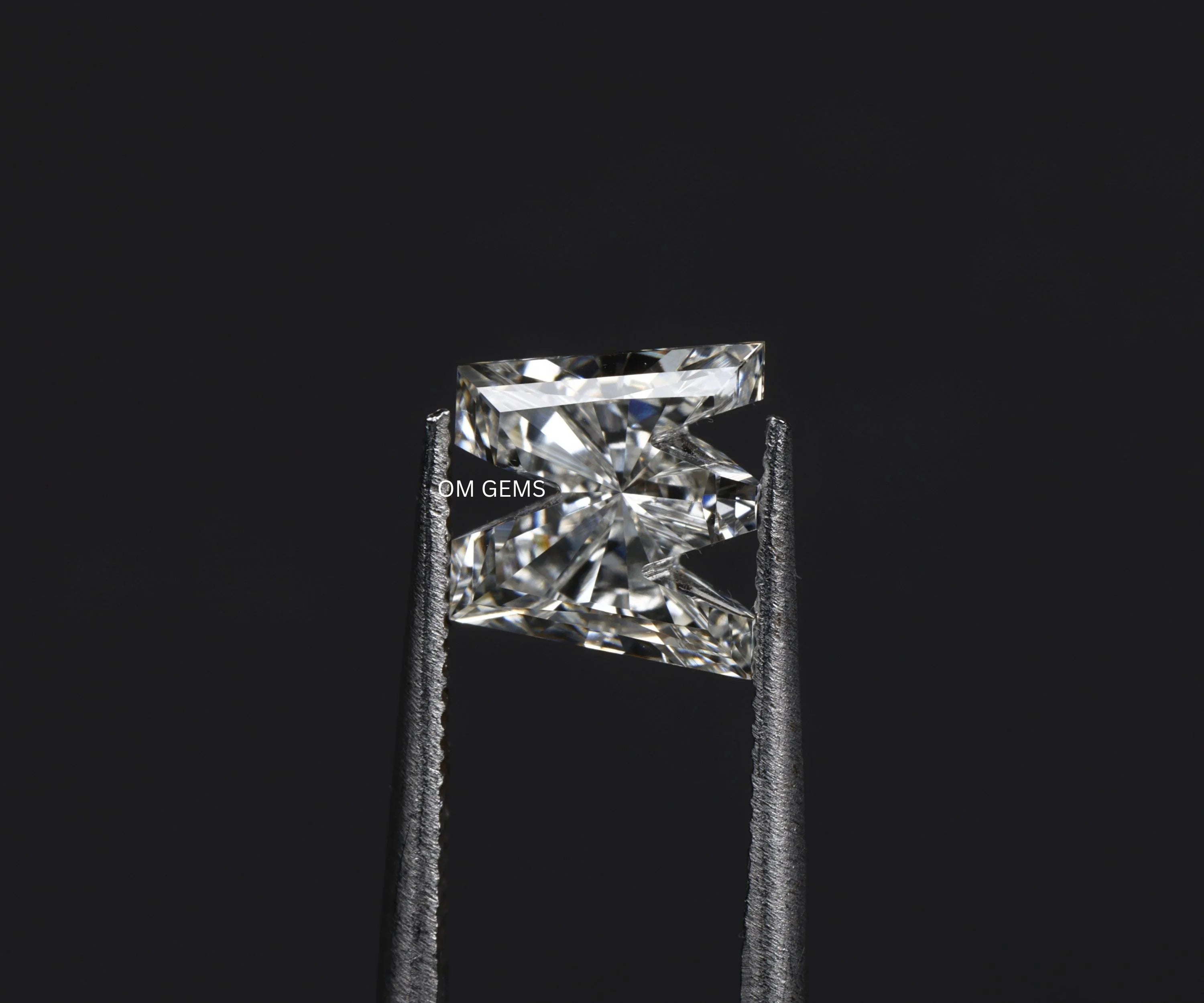 M Alphabet Shaped Lab Grown Diamond