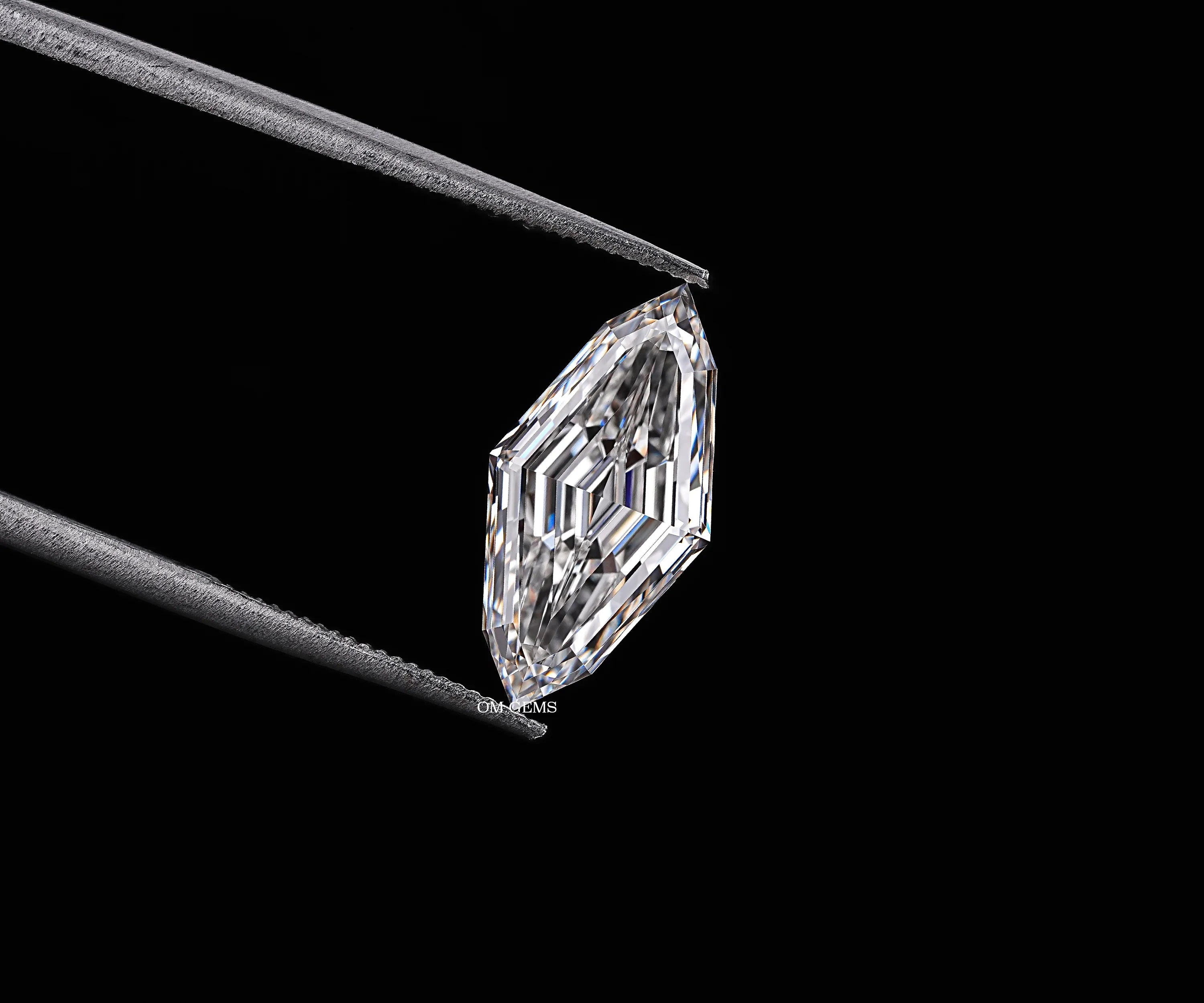 Modified Lozenge Step Cut Lab Grown Diamond