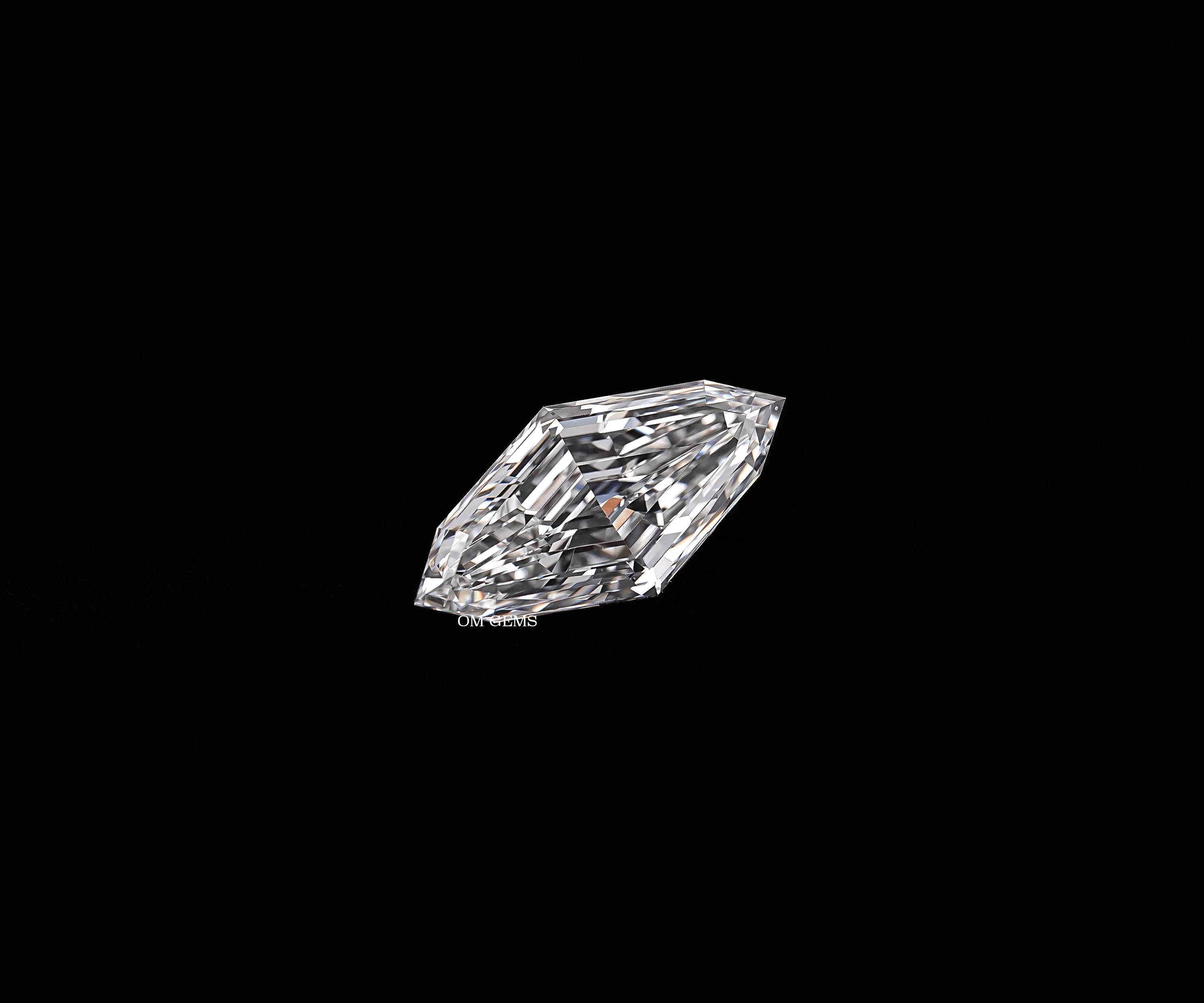 Modified Lozenge Step Cut Lab Grown Diamond