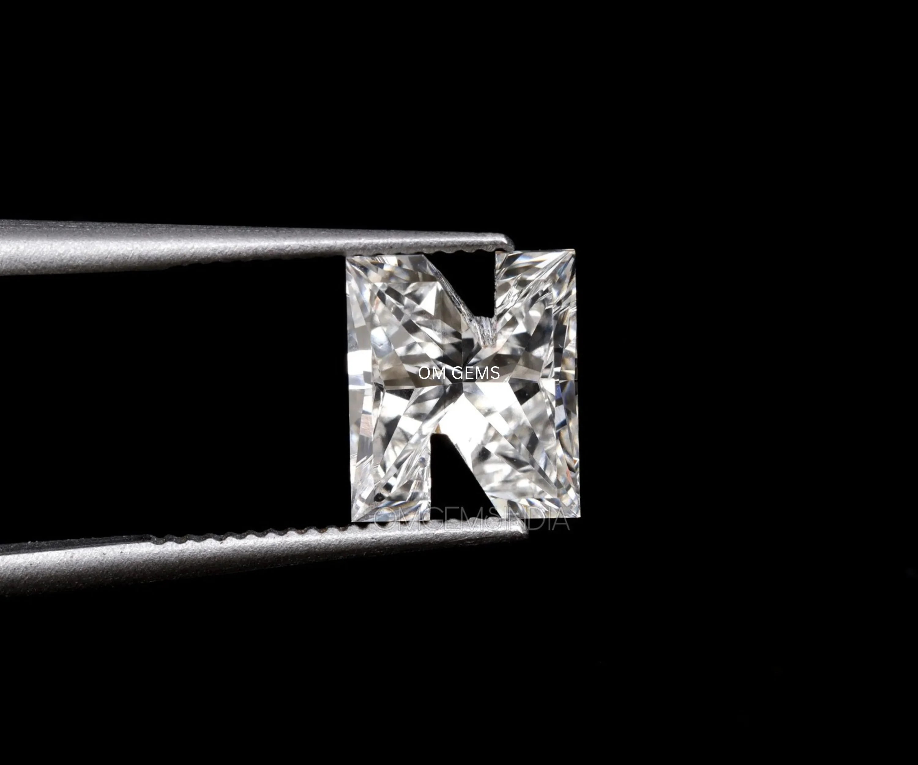N Initial Letter Lab Grown Diamond