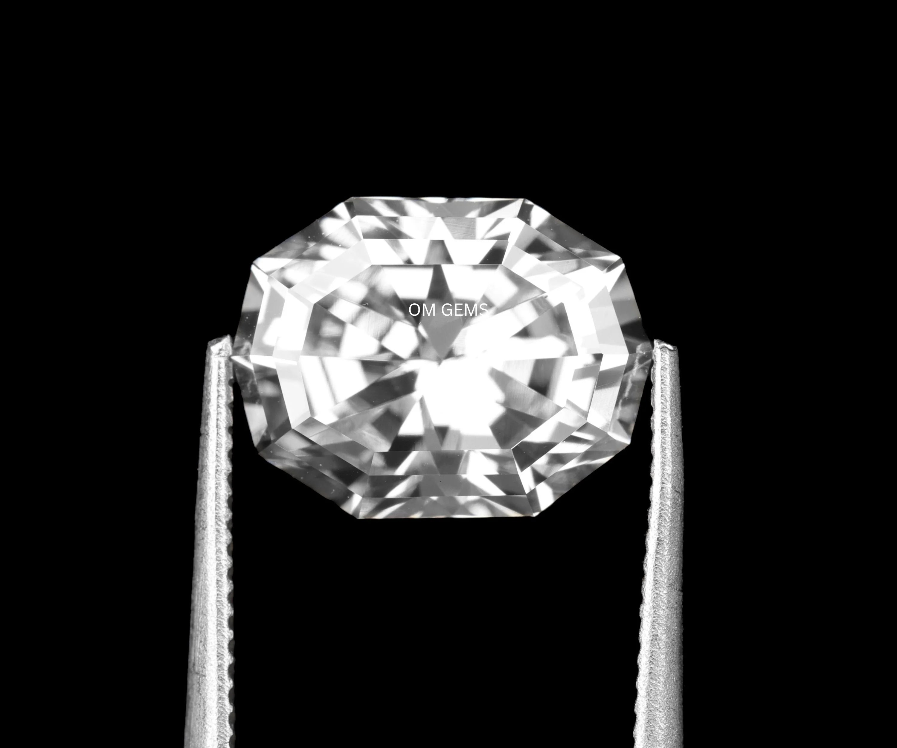 Octagon Cut Lab Created Diamond
