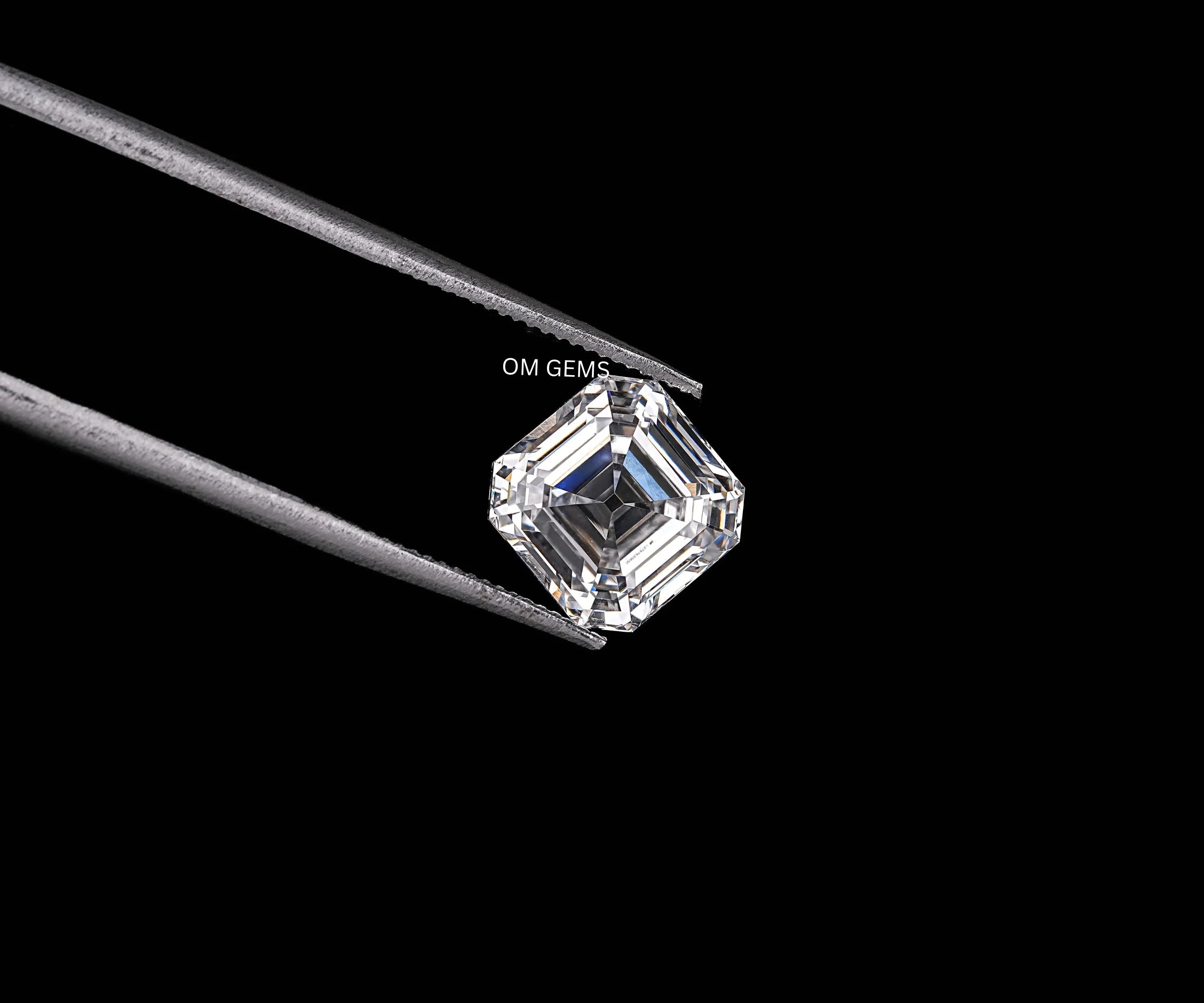 Old Mine Asscher Cut Lab Grown Diamond