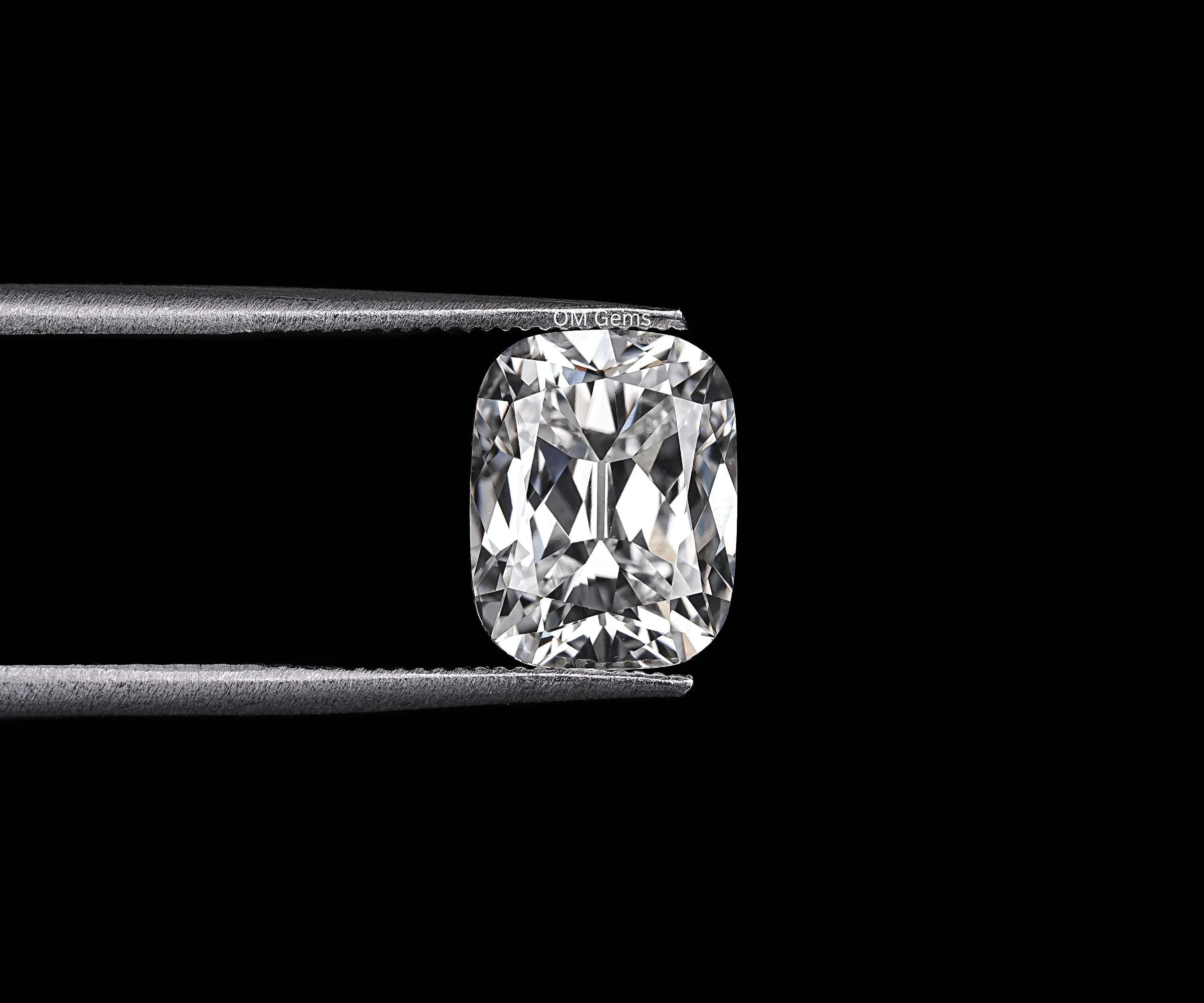 Old Mine Cushion Cut Lab Loose Diamond