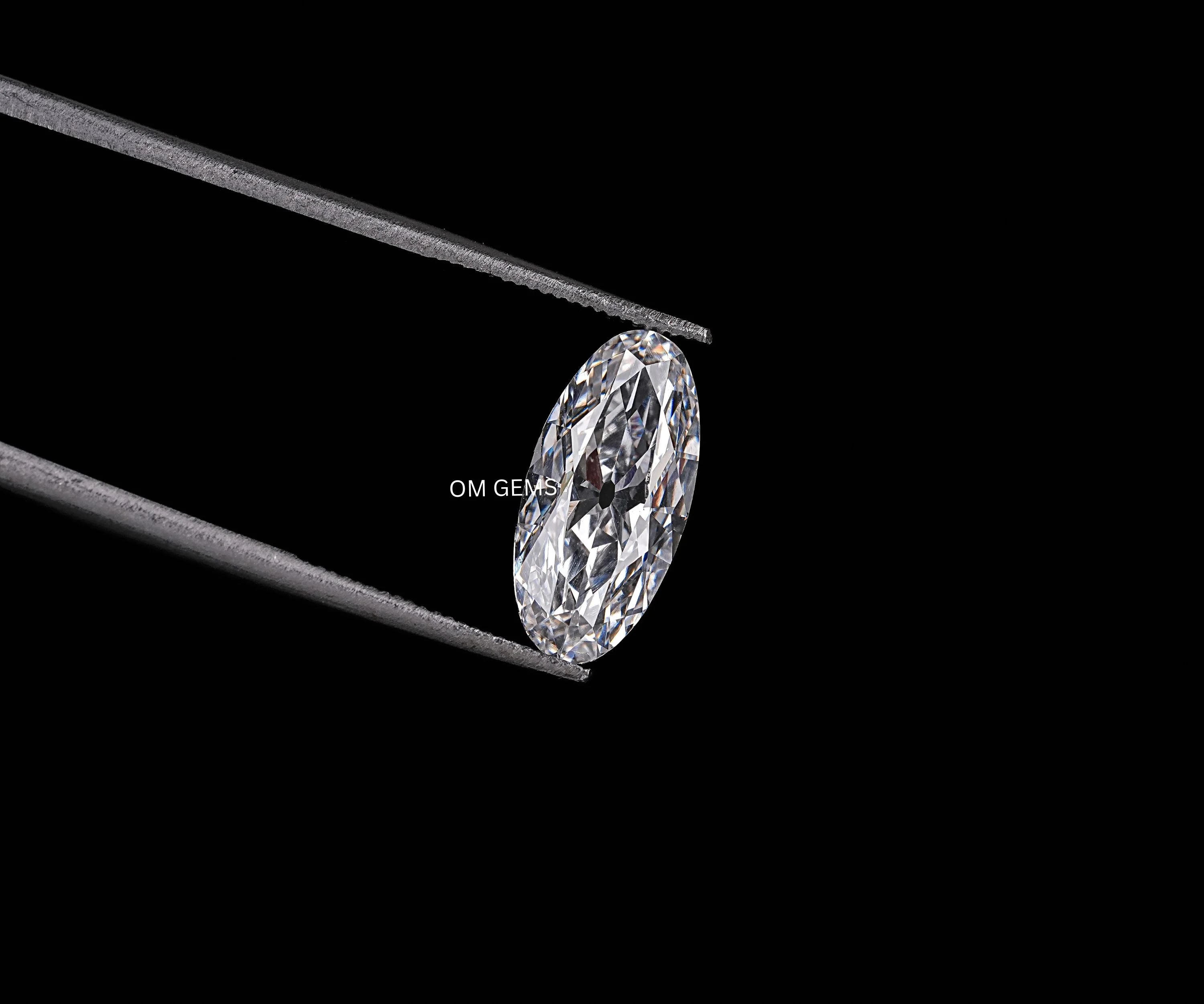 Old Mine Moval Cut Lab Grown Diamond