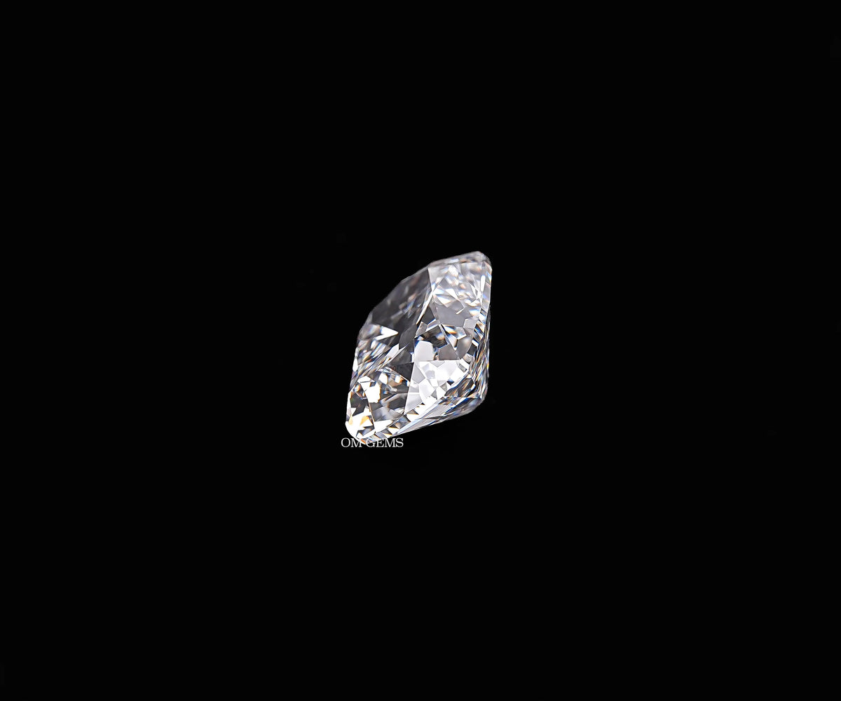3.38 Carat Antique Old Mine Cushion Cut Lab Created Diamond