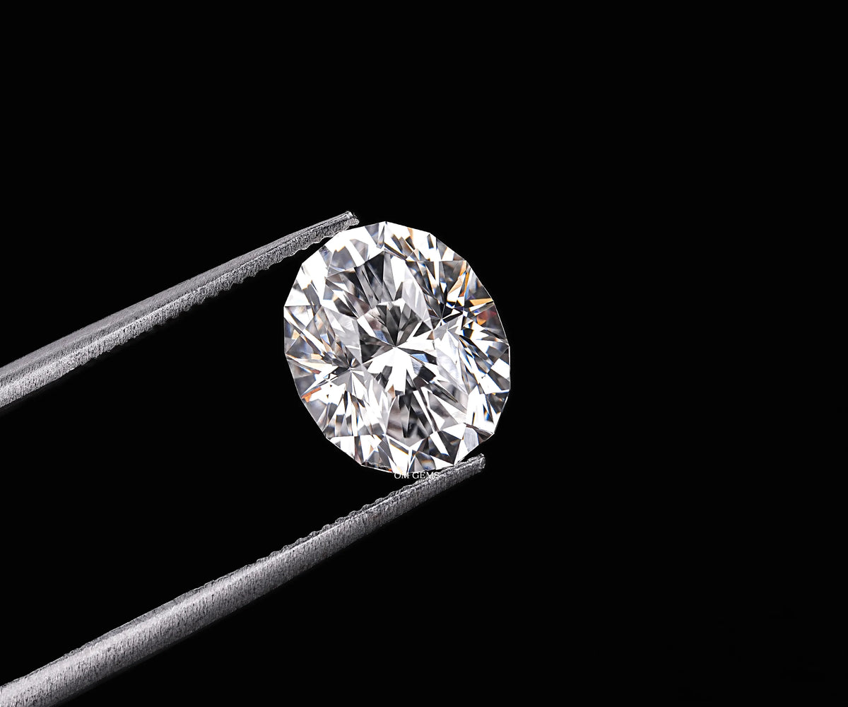 2.41 Carat Oval Faceting Lesson Brilliant Cut Lab Grown Diamond