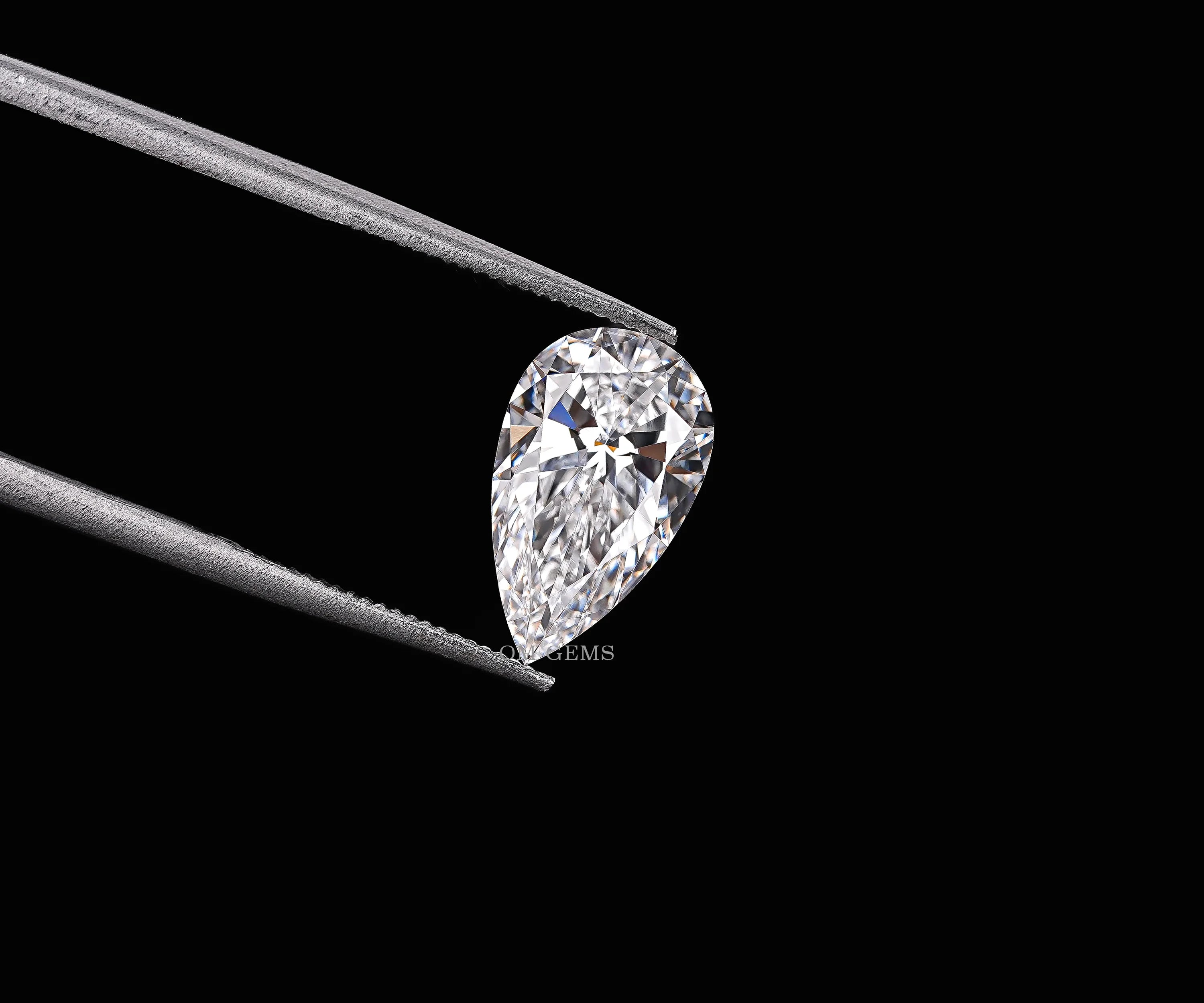 1.54 CT, Pear Cut IGI Certified Lab Grown Loose Diamond