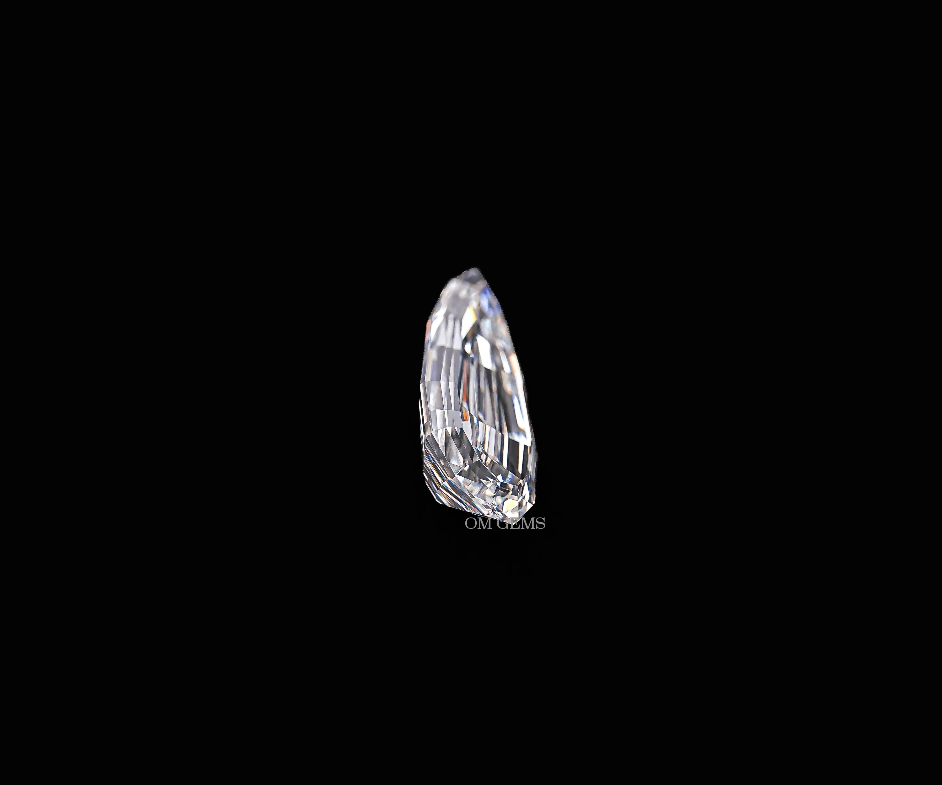 Step Cut Pear Lab Grown Diamond Loose Diamond