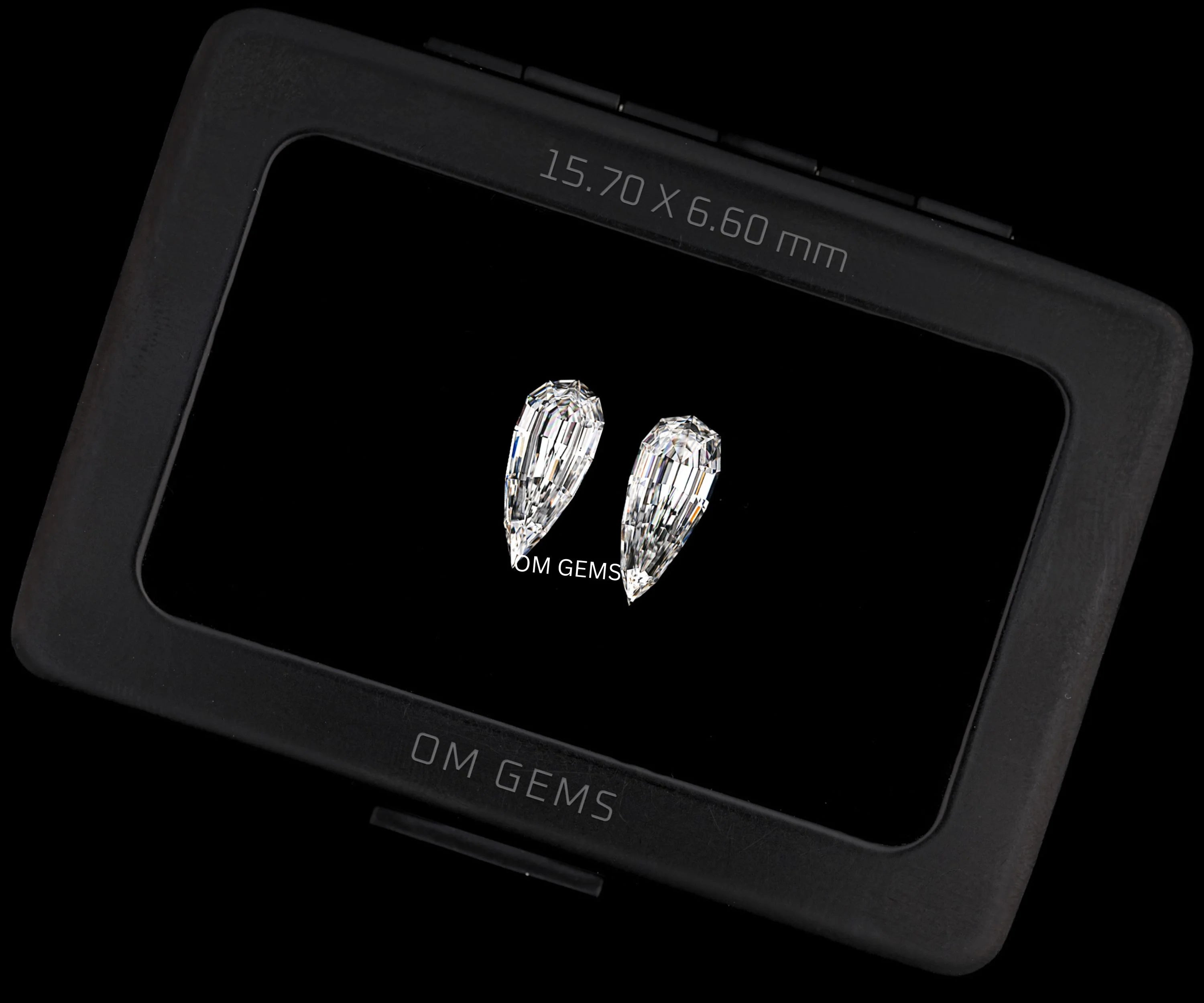 Pear Cut Lab Grown Diamond Matching Pair