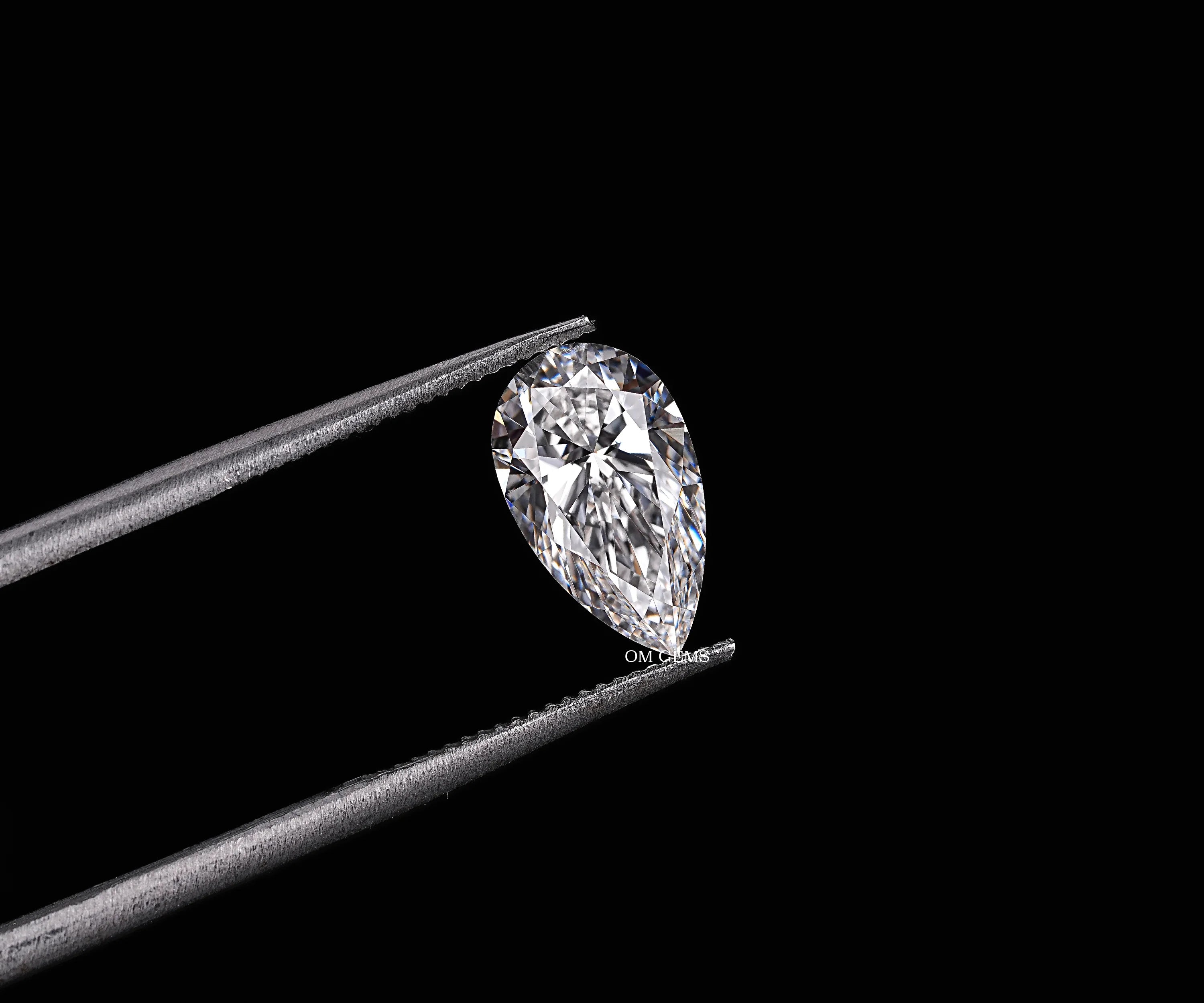 Pear Cut Lab Grown Loose Diamond