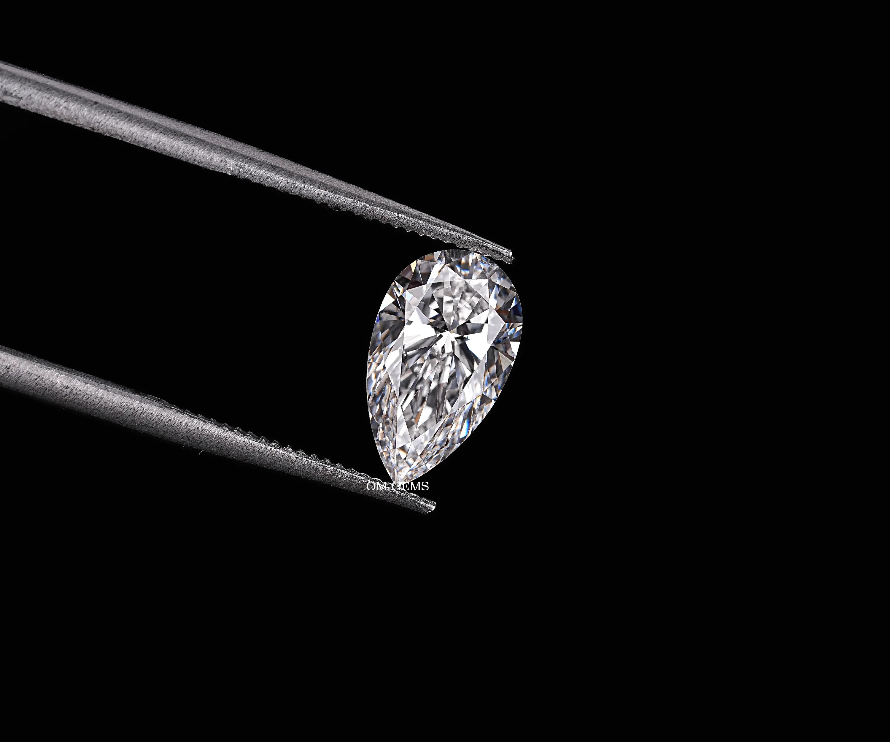 Pear Cut Lab Grown Loose Diamond