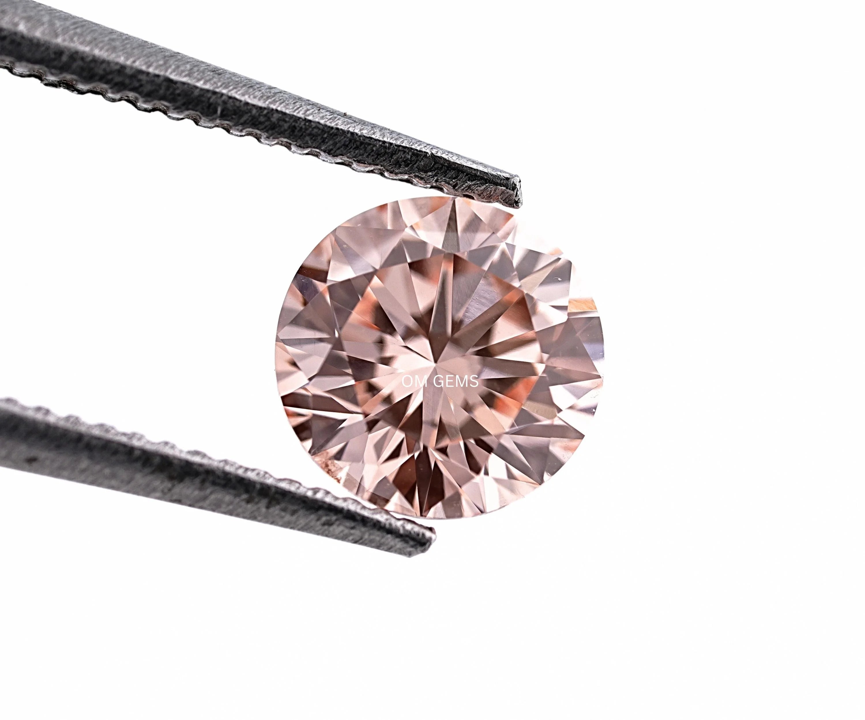 Pink Round Lab Grown Diamond
