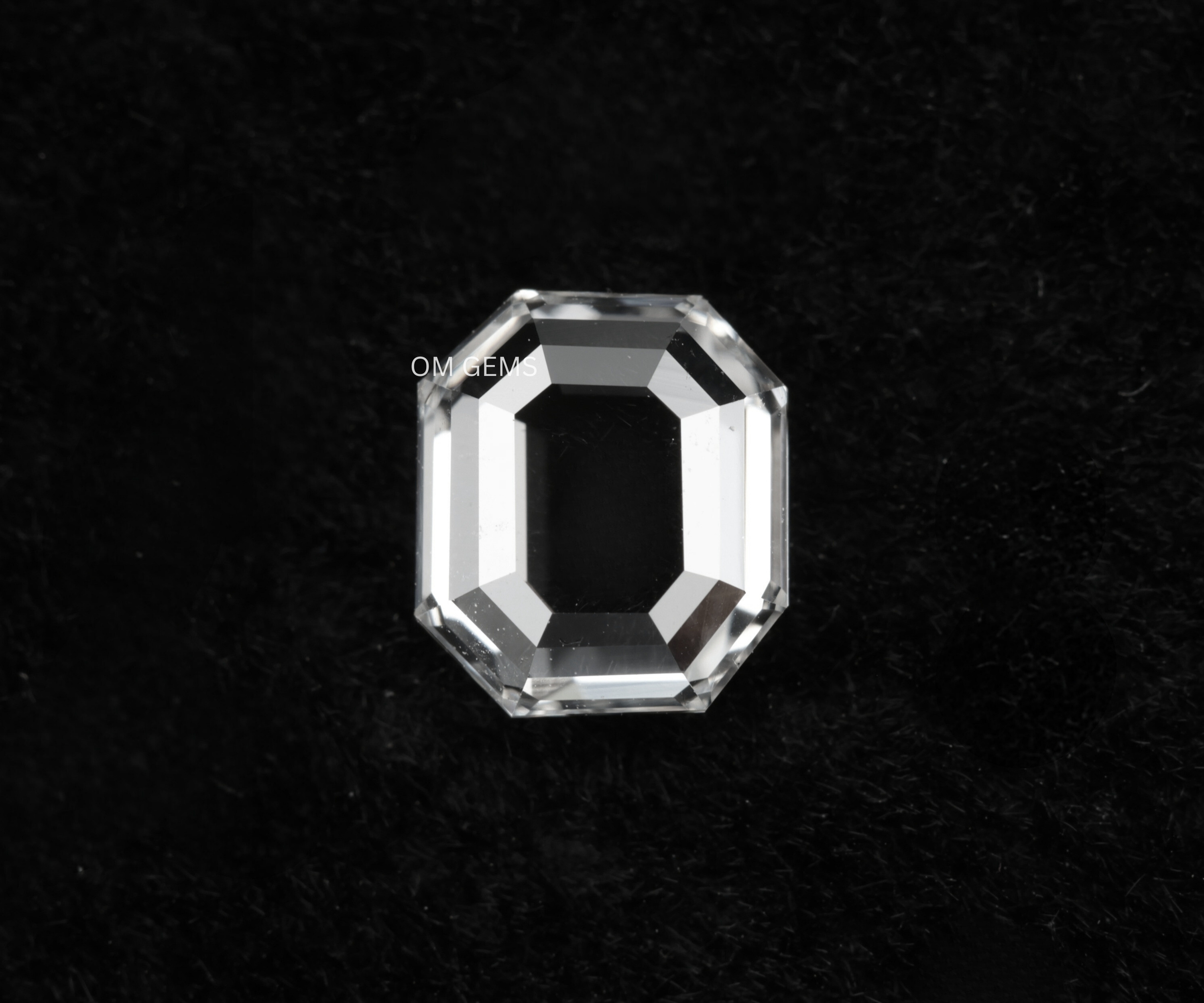 Portrait Cut Emerald Lab Grown Diamond