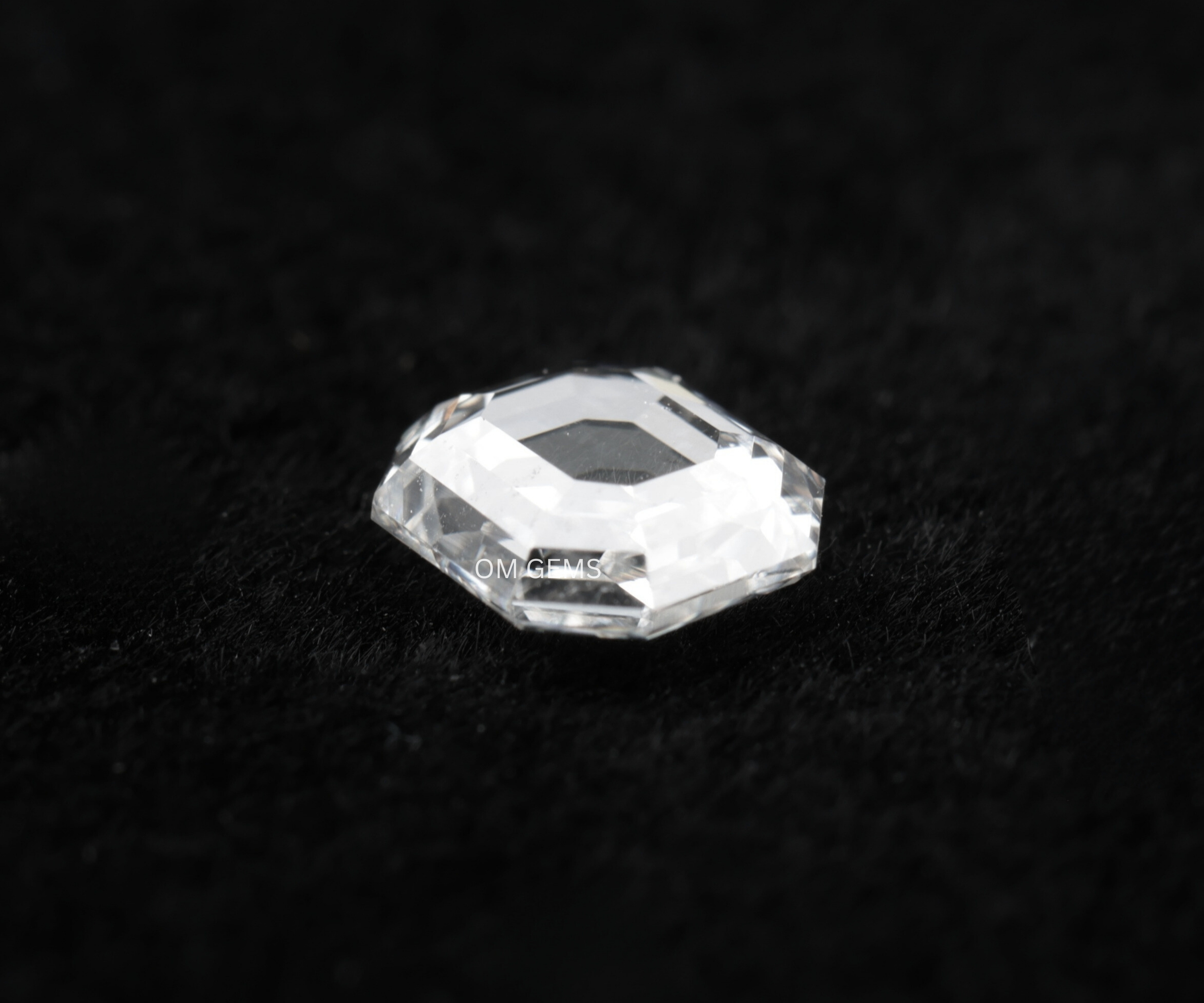 Portrait Cut Emerald Lab Grown Diamond