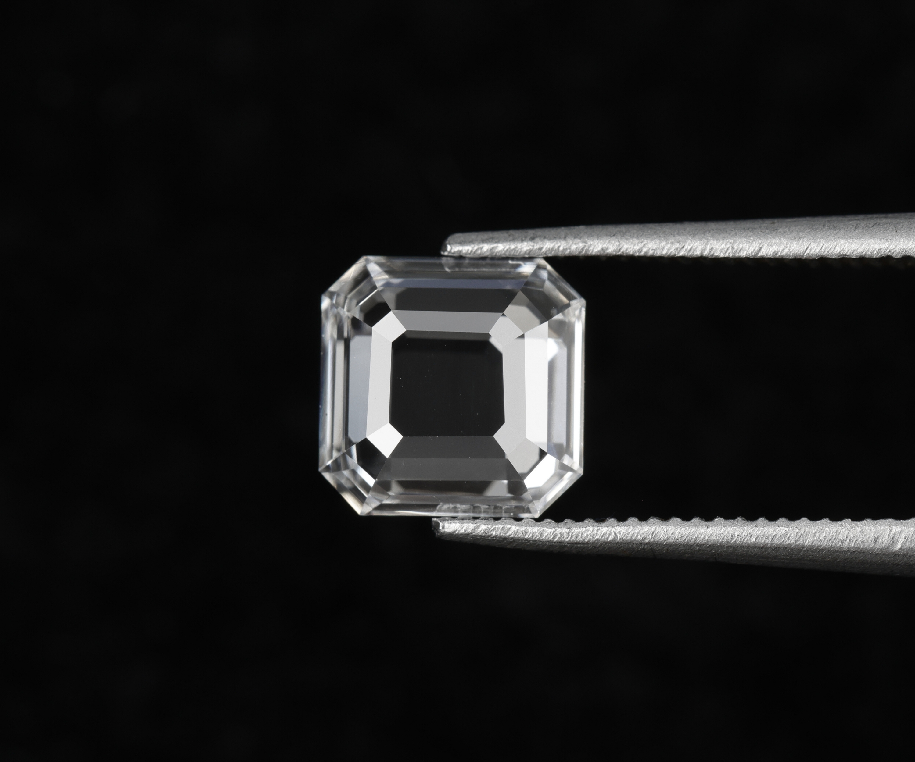 Portrait Cut Square Emerald Lab Grown Diamond