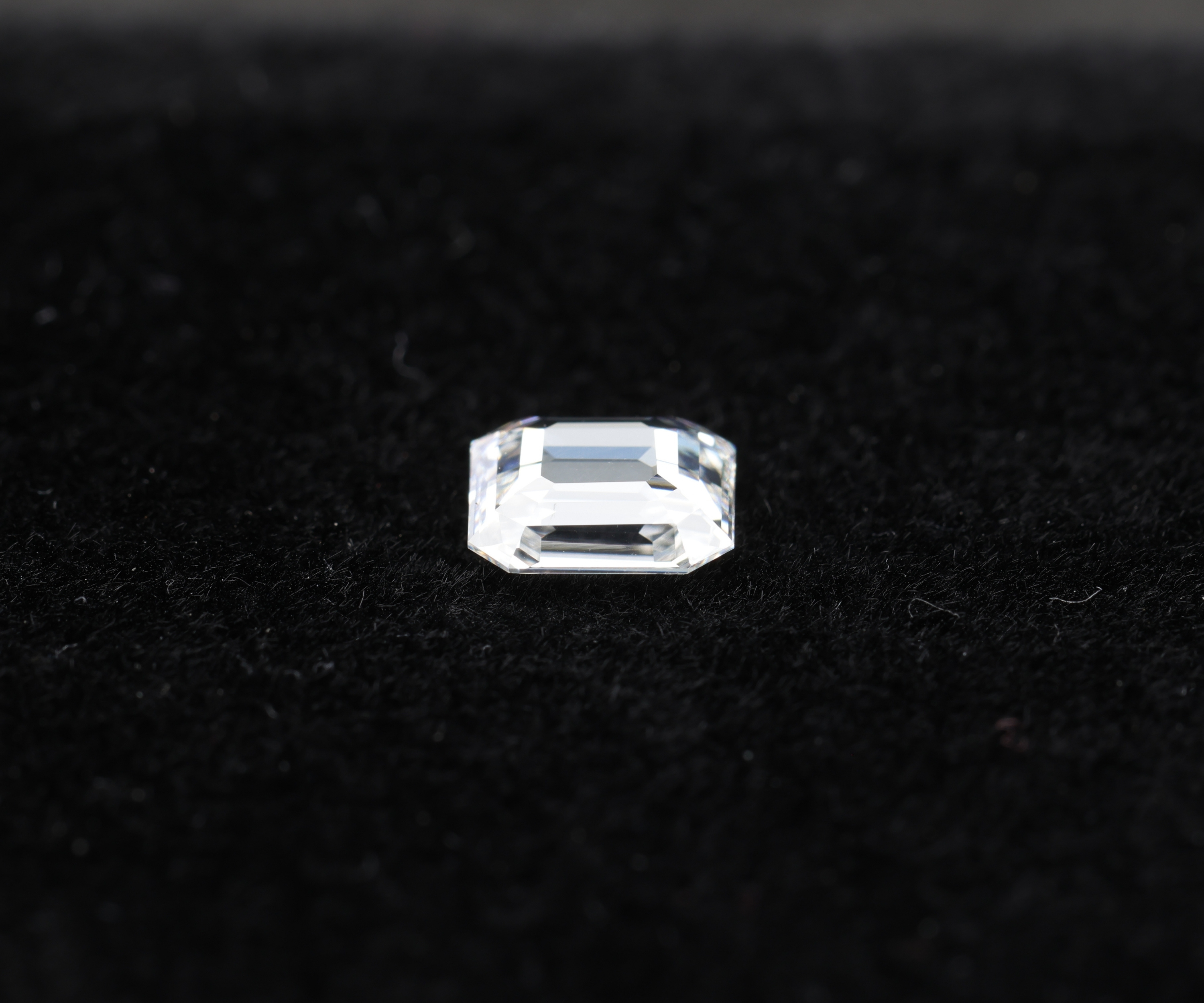 Portrait Cut Square Emerald Lab Grown Diamond