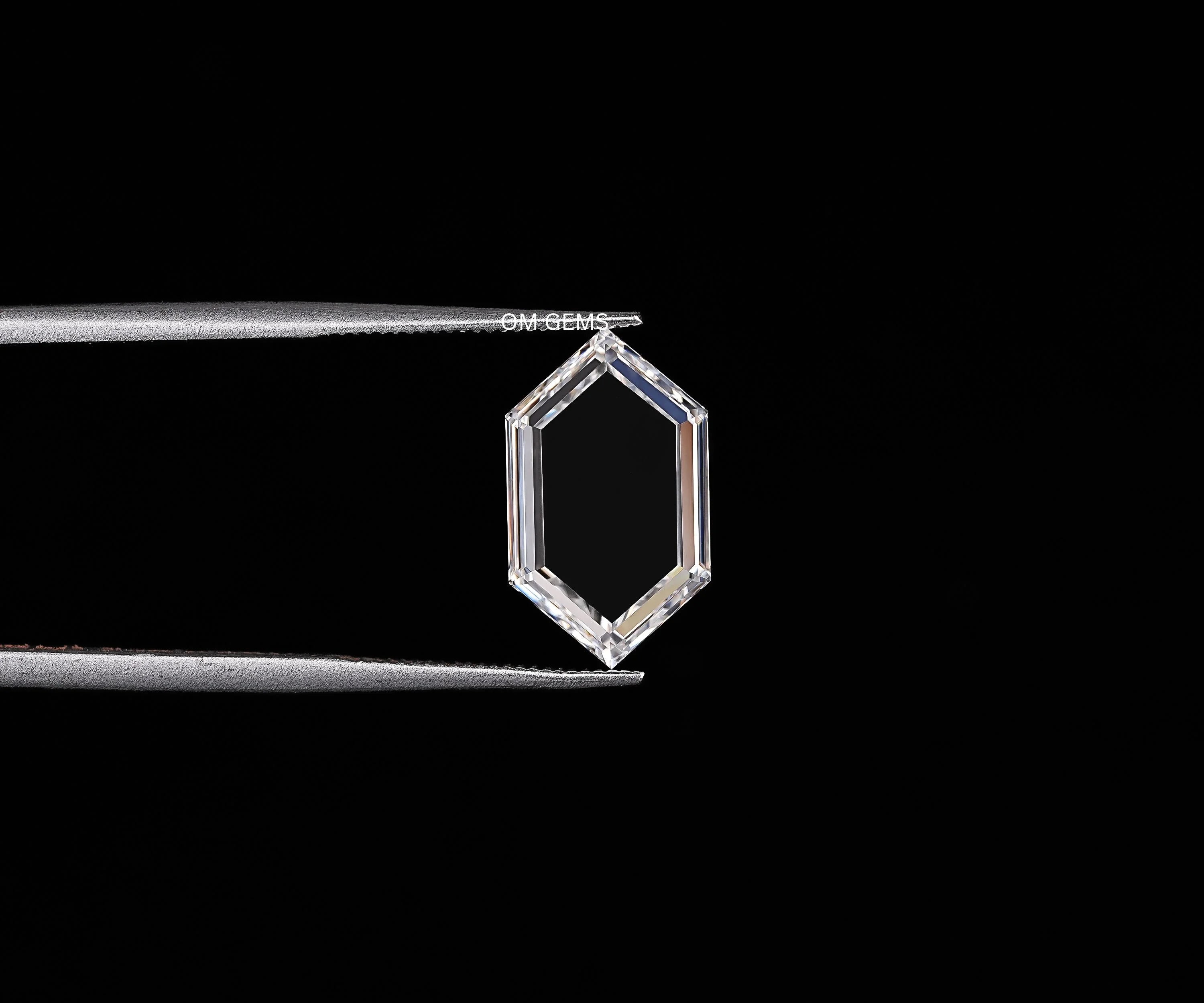 Portrait Hexagon Cut Lab Grown Diamond