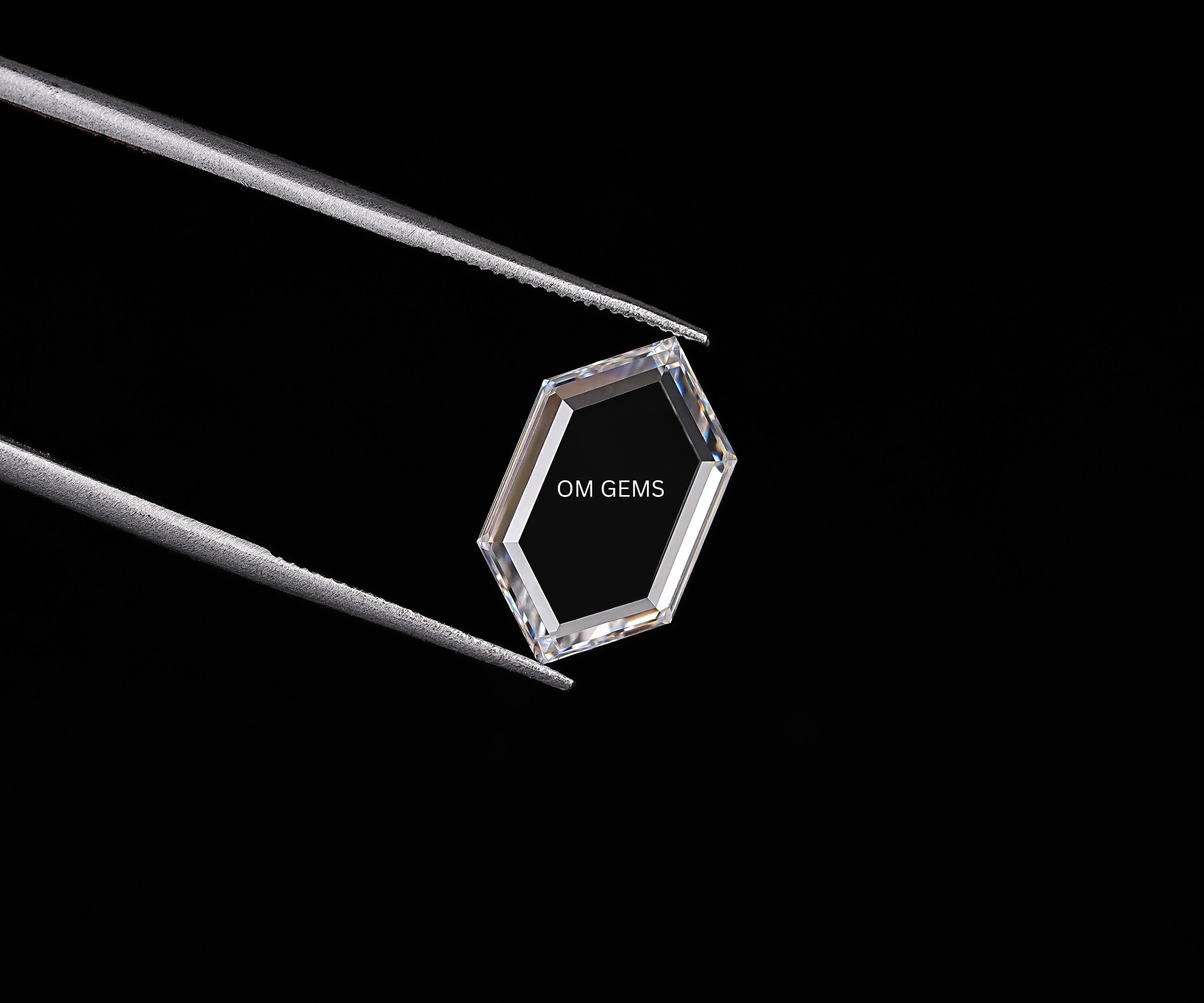 Portrait Hexagon Cut Lab Grown Diamond