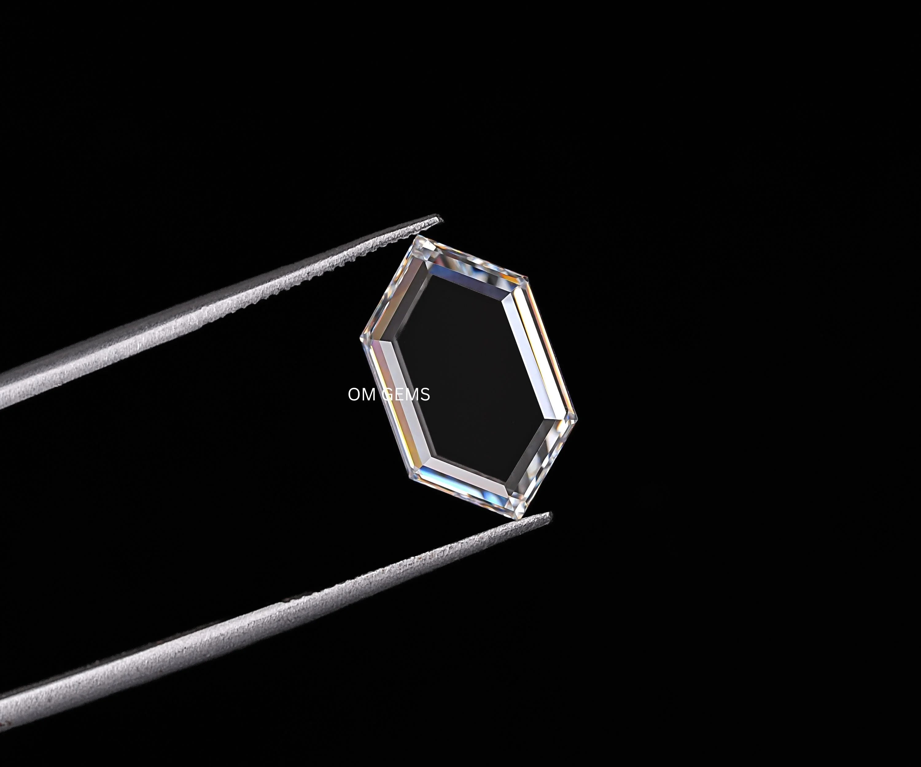 Portrait Hexagon Cut Lab Grown Diamond