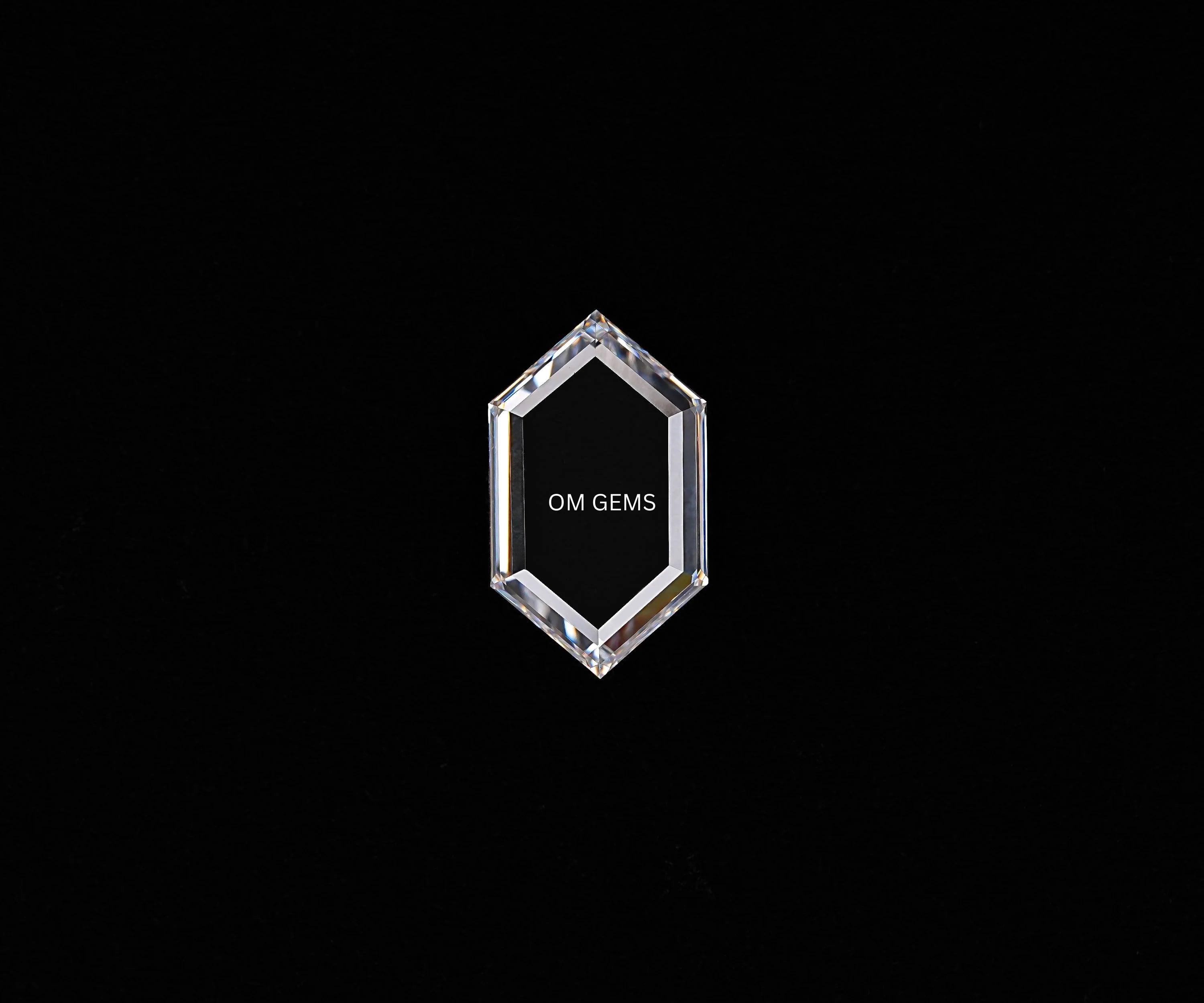 Portrait Hexagon Cut Lab Grown Diamond
