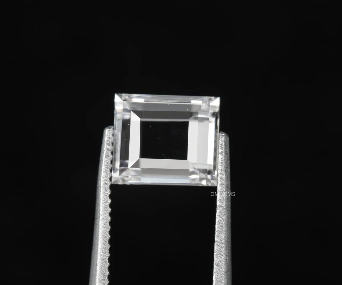 0.80 Carat Baguette Portrait Cut Lab Grown Fancy Loose Diamond