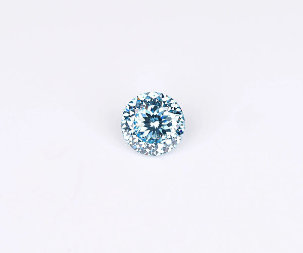 1.04 Carat Portuguese Cut Lab Grown CVD Diamond Fancy Blue Color VVS2 Clarity