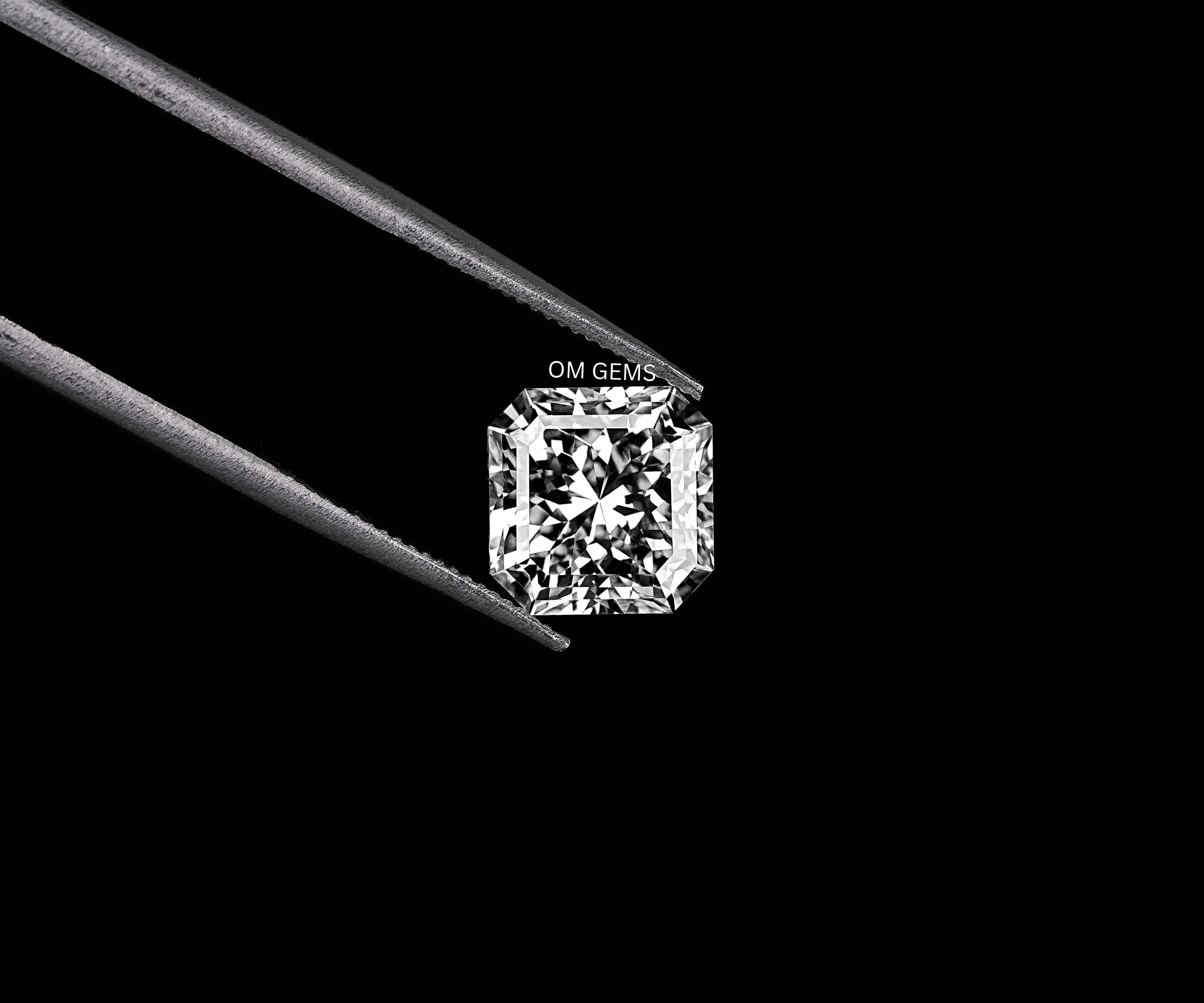 Portuguese Square Emerald Cut Lab Diamond