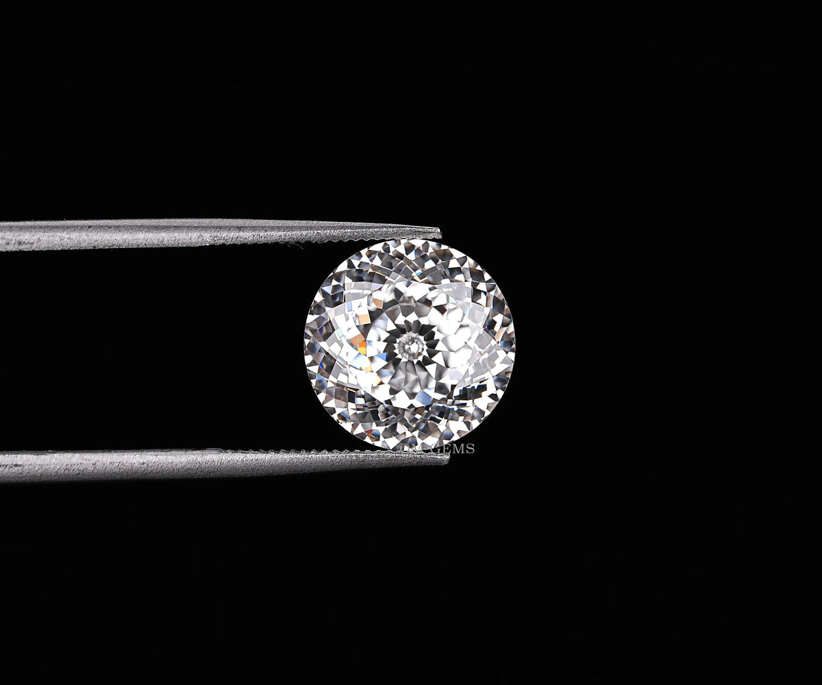 Round Portuguese Cut Lab Grown Diamond