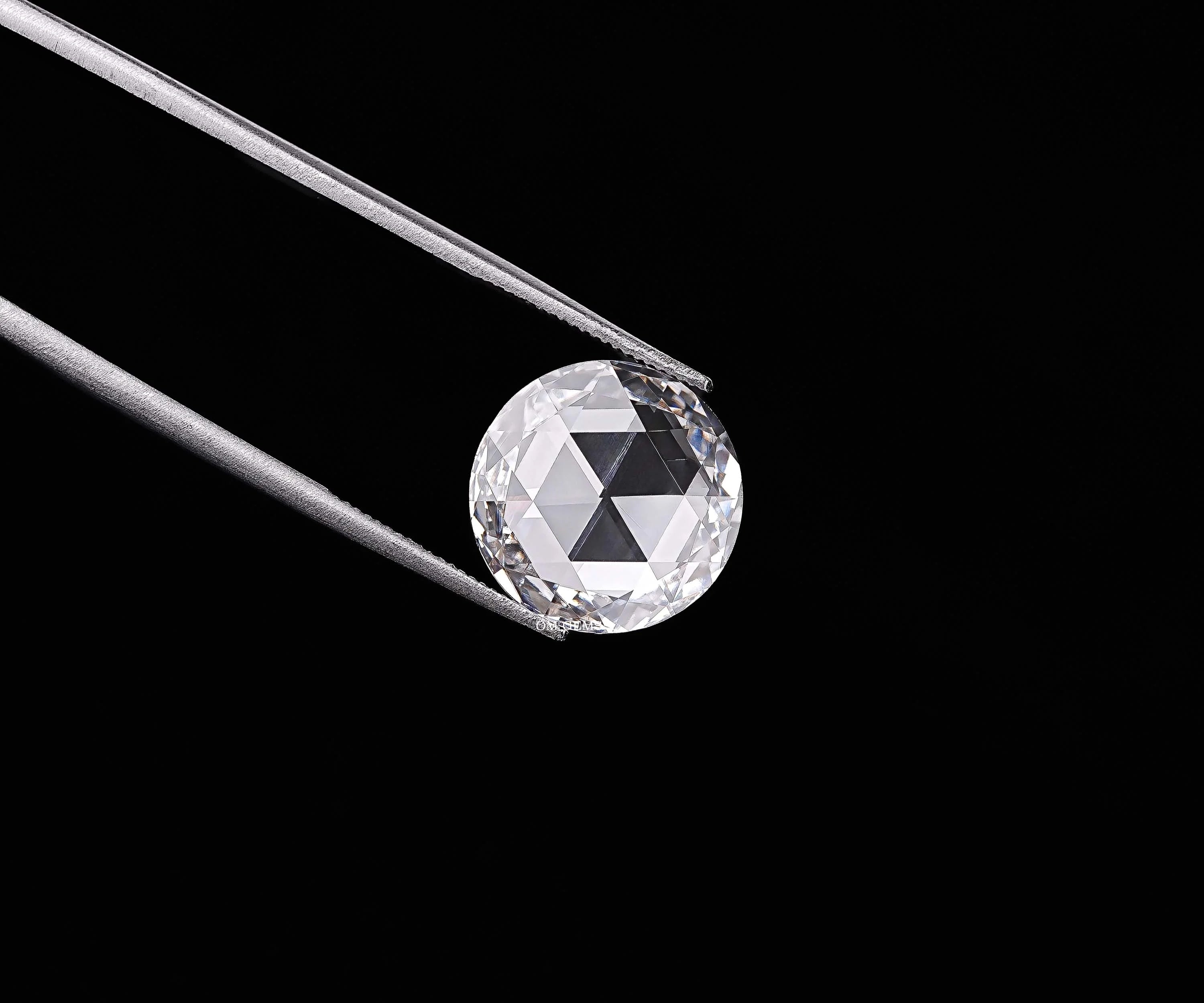 Round Rose Cut Lab Grown Diamond Loose