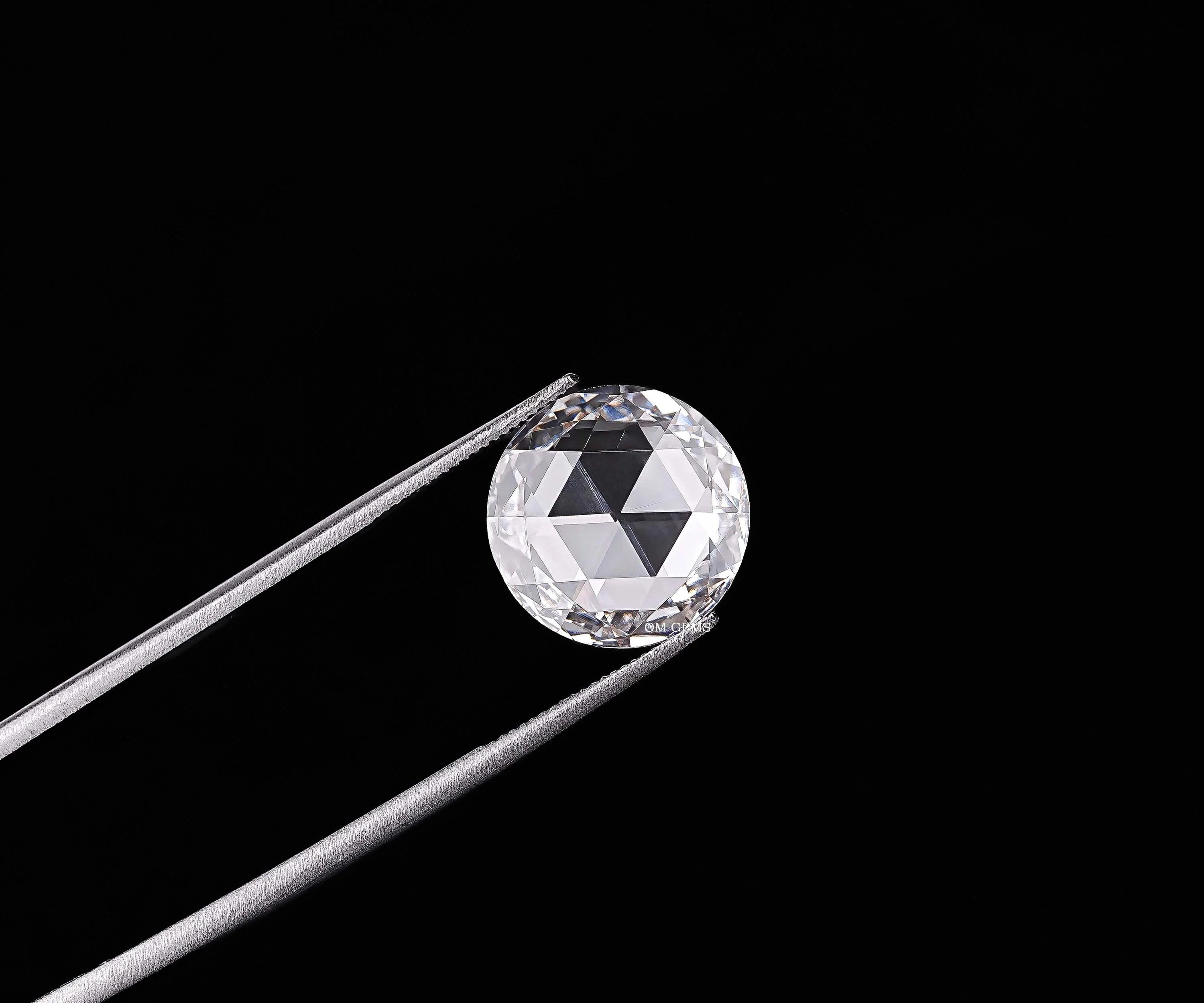 Round Rose Cut Lab Grown Diamond Loose