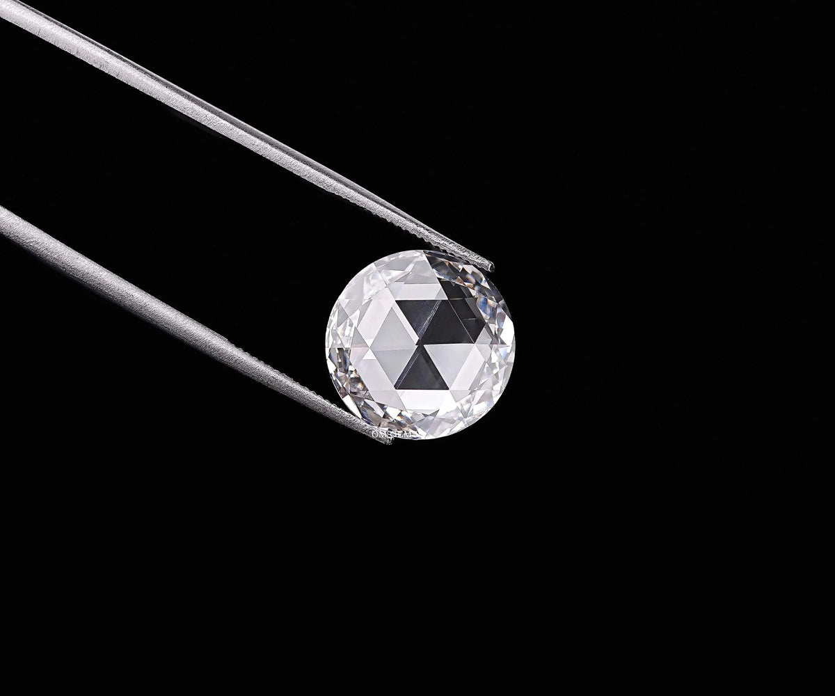 3.72 Carat Rose Cut Round Shape Lab Grown Diamond