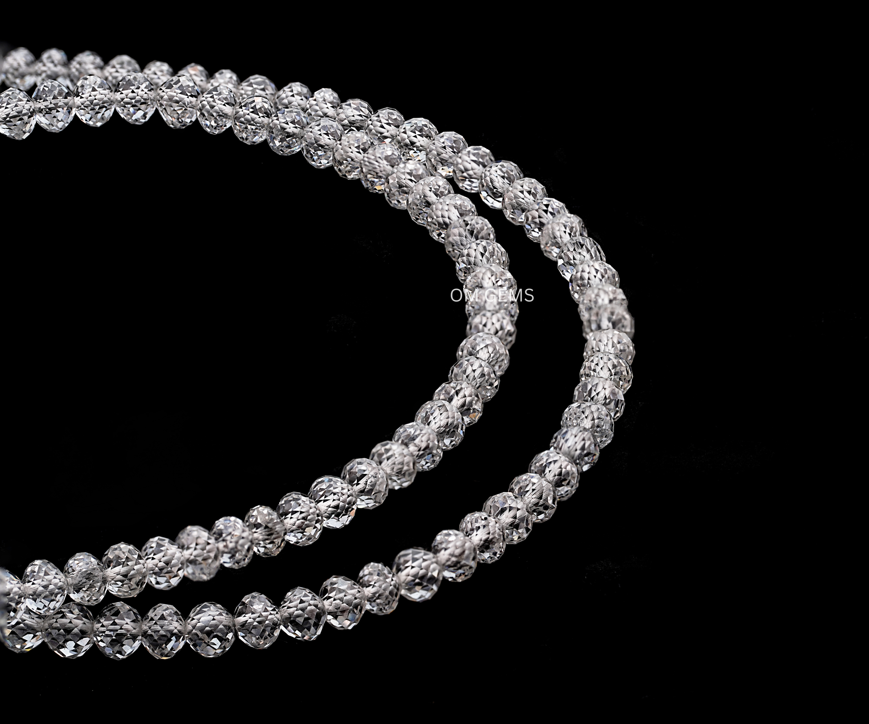 Round Beads Lab Grown Loose Diamonds