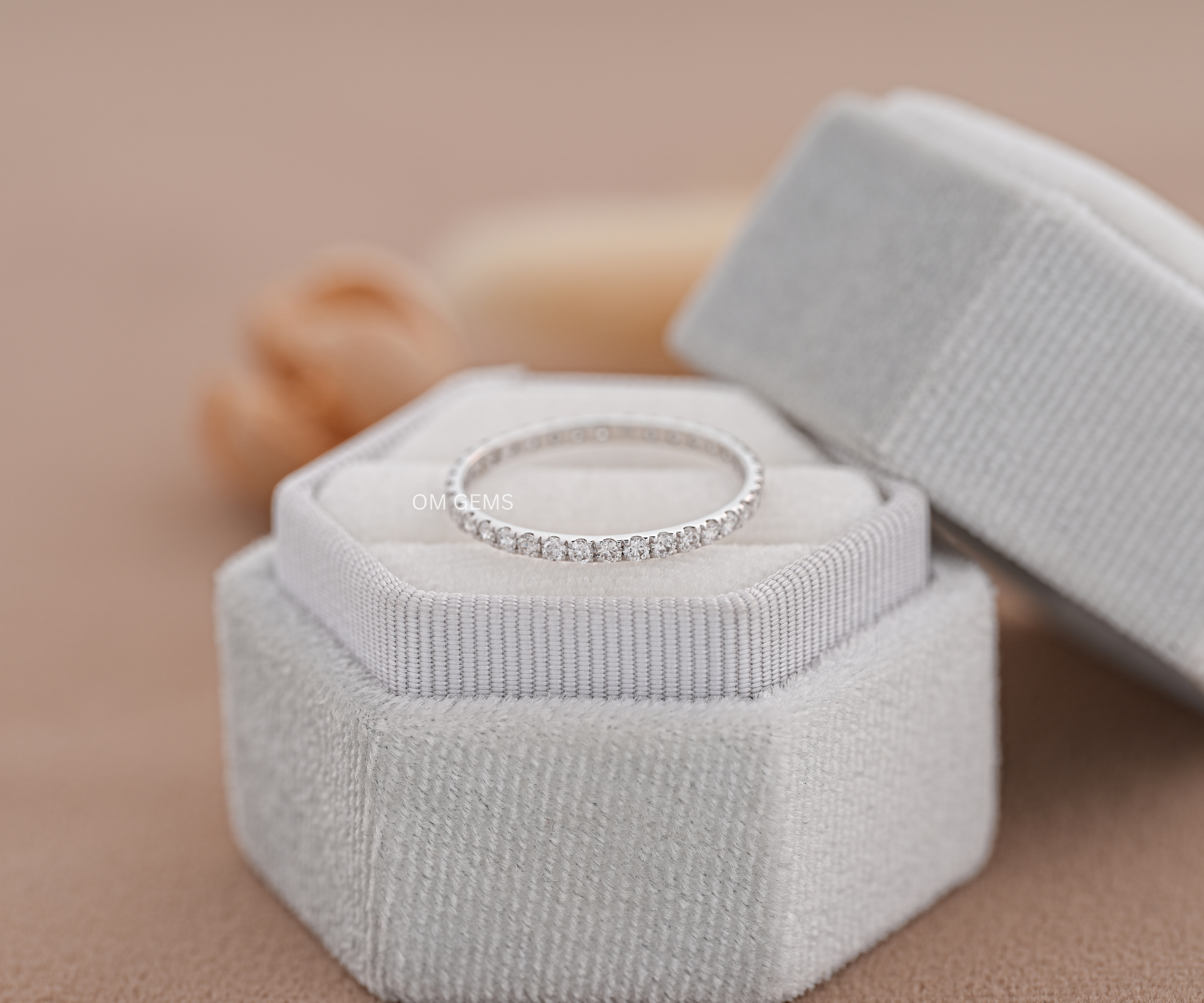 Lab Grown Round Diamond Full Eternity Band