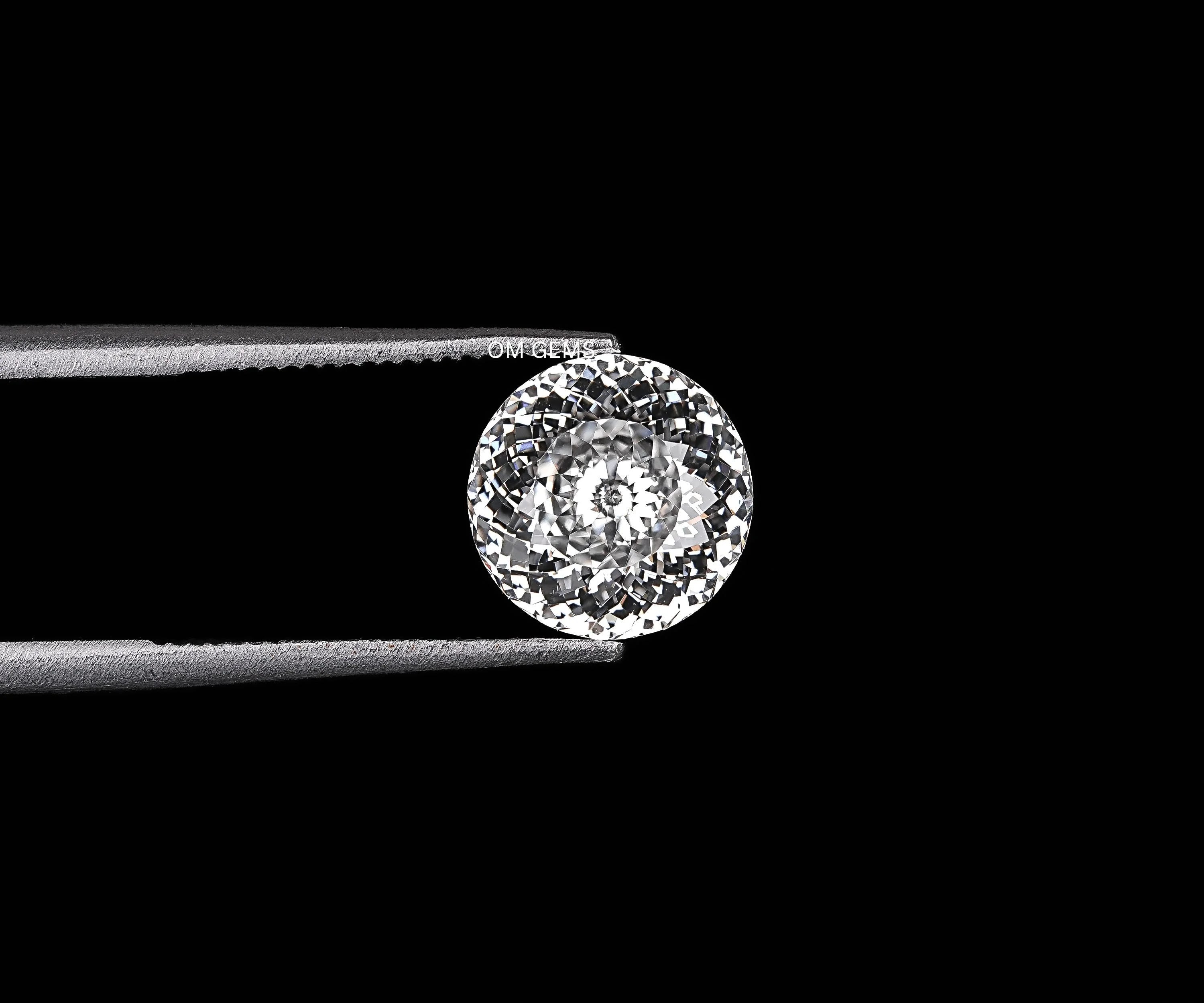 Round Portuguese Cut Lab Grown Diamond