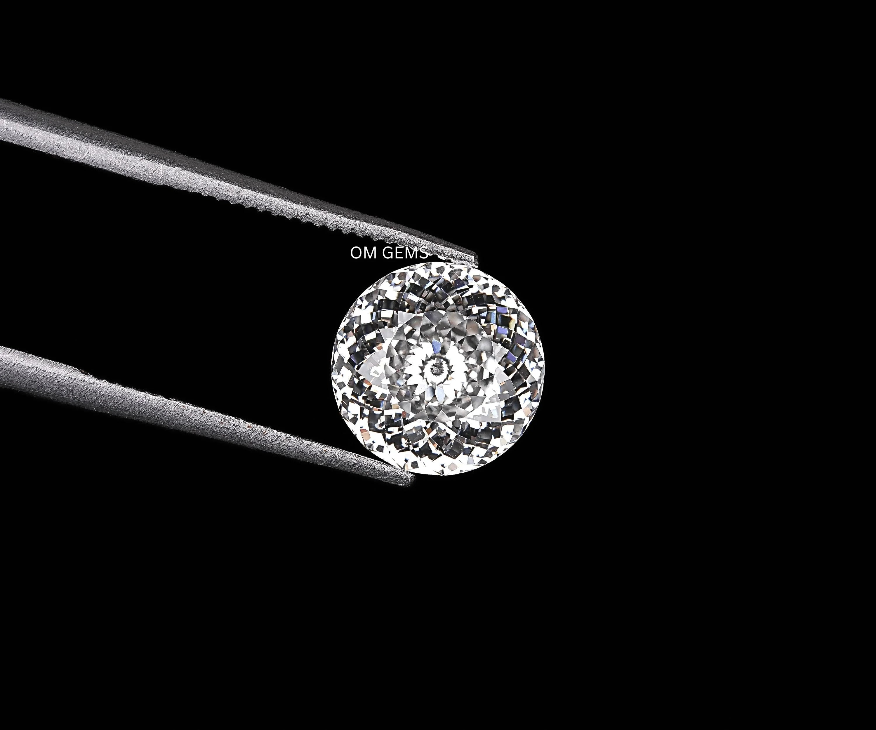 Round Portuguese Cut Lab Grown Diamond