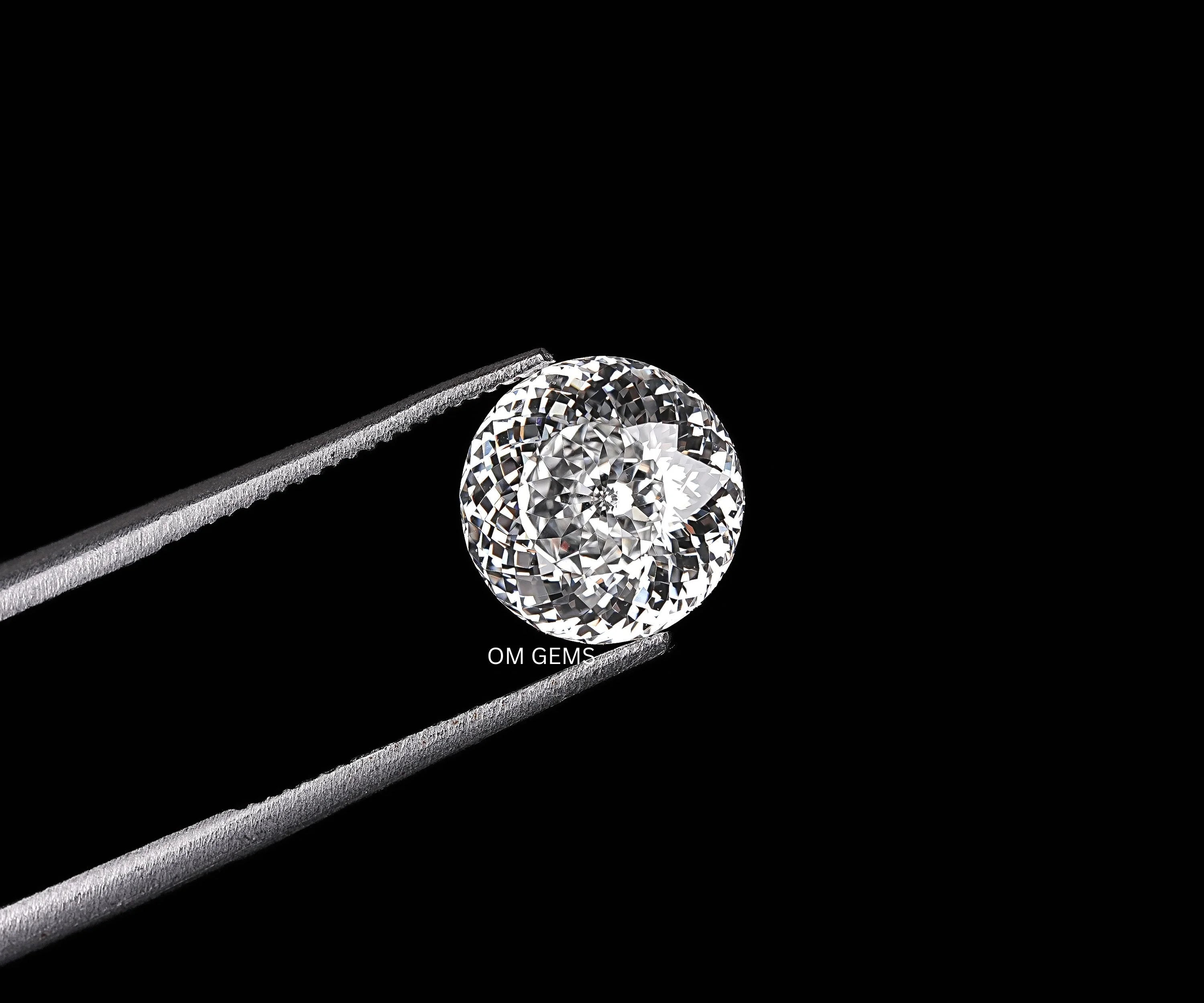 Round Portuguese Cut Lab Grown Diamond