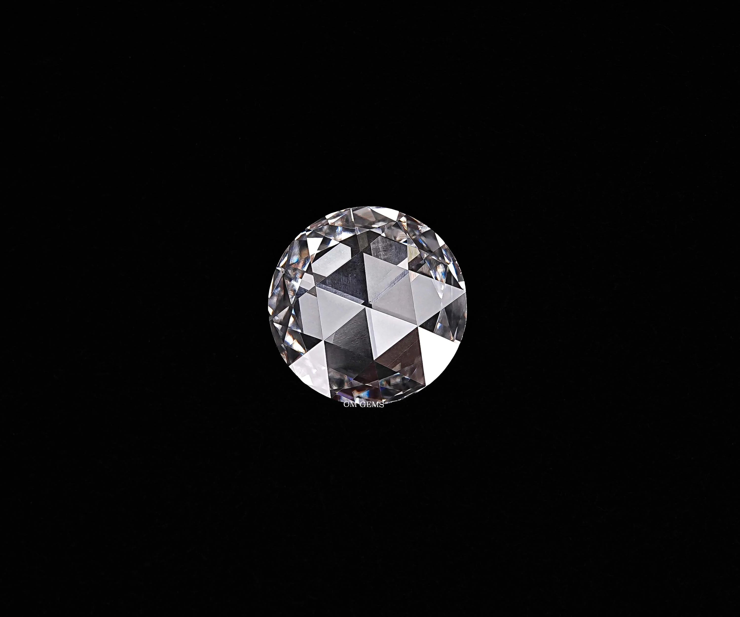 Round Rose Cut Lab Grown Diamond Loose