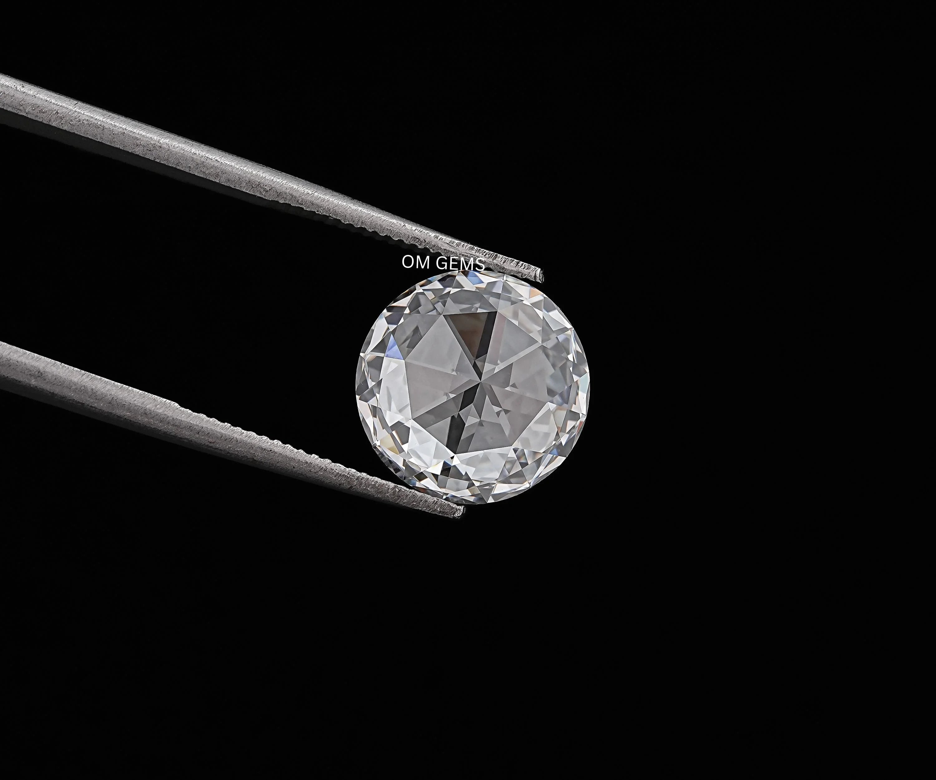 Round Rose Cut Lab Grown Diamond