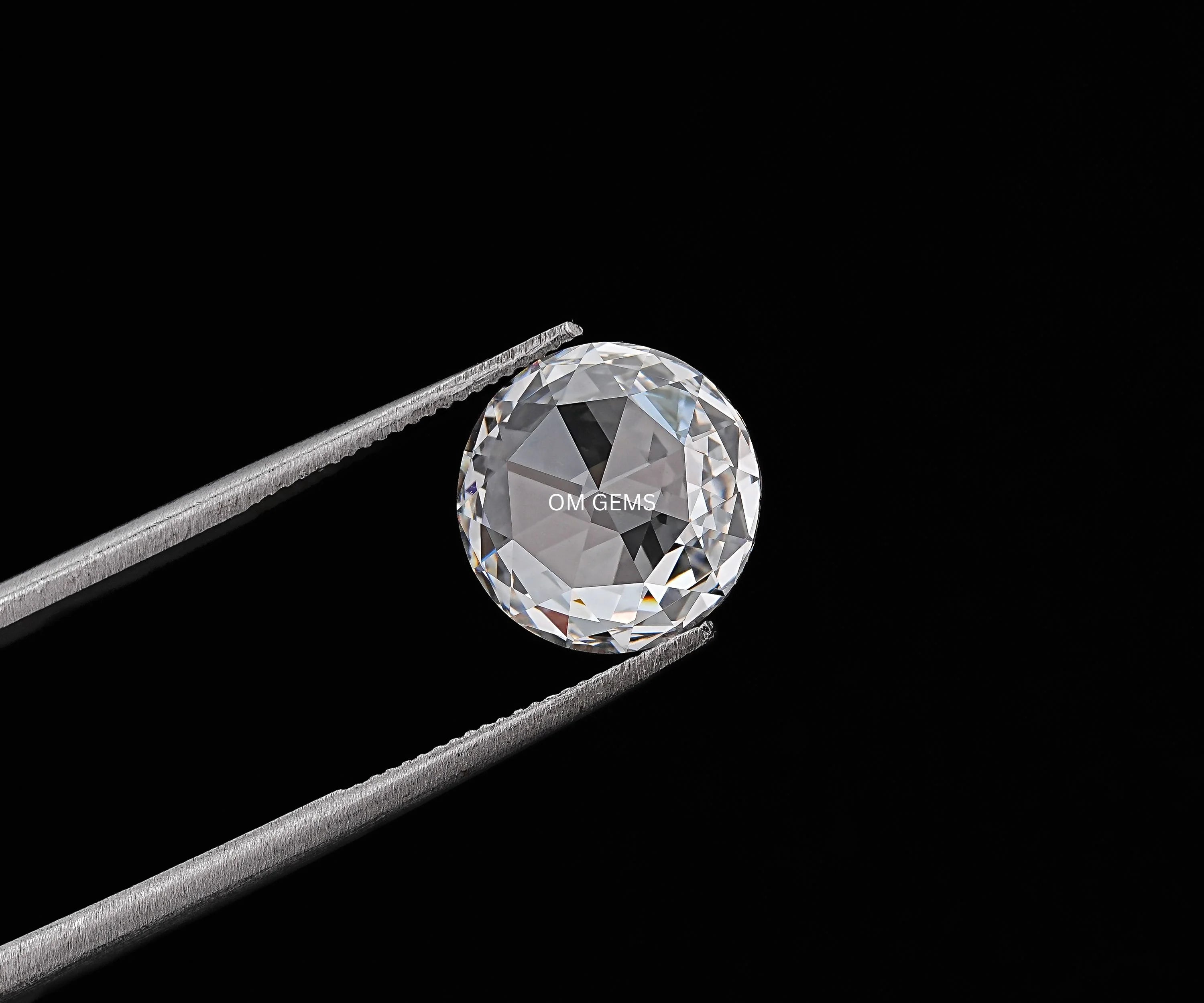 Round Rose Cut Lab Grown Diamond